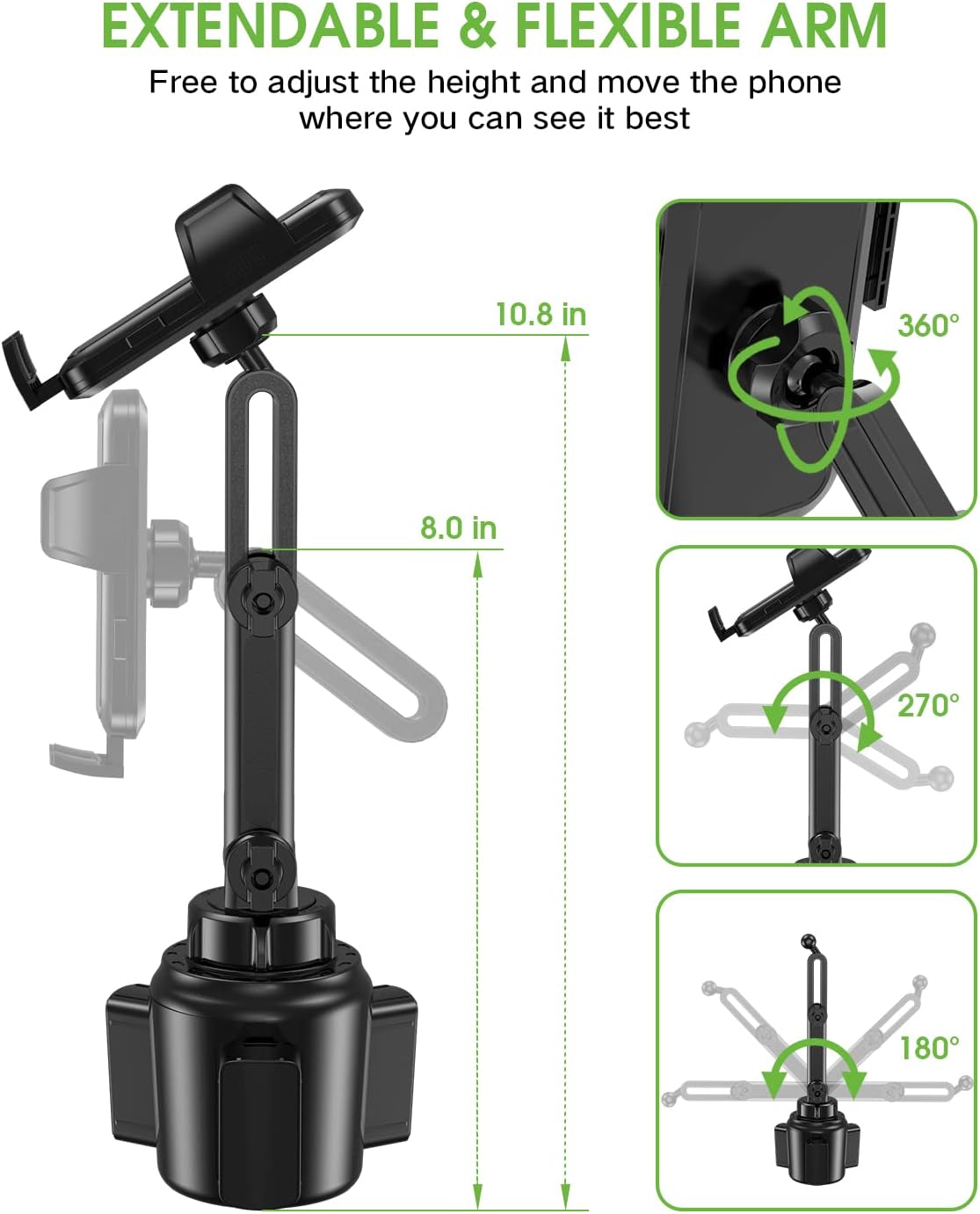 Thumbnail 5 de EOCAHO 2025 Cup Phone Holder for Car