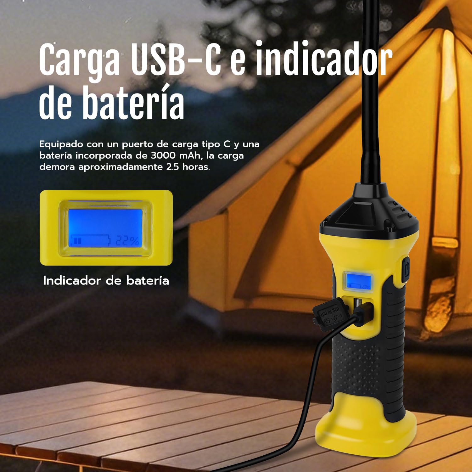 Thumbnail 5 de Mcbazel Lámpara de Trabajo LED recargable 3000 mAh