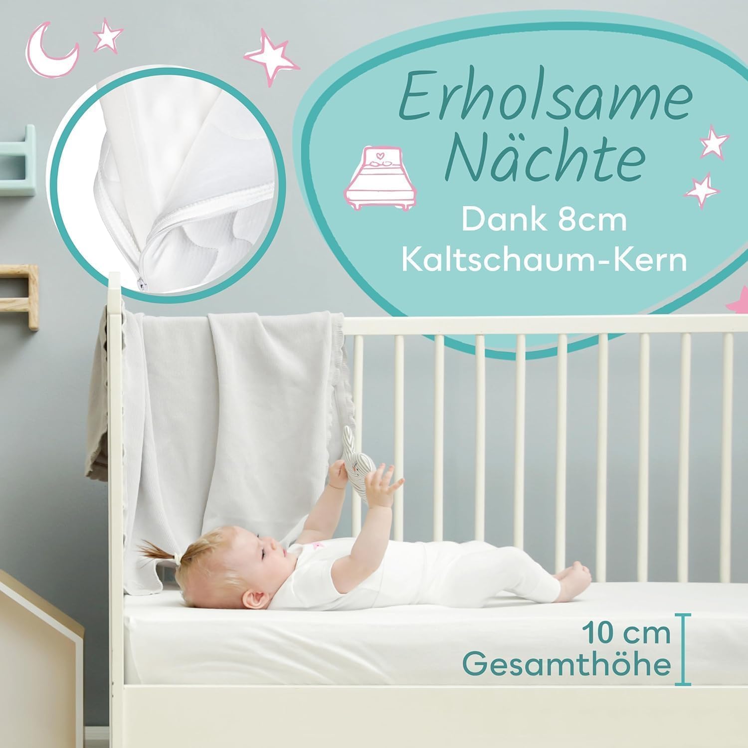 Thumbnail 3 de Sun Garden Babymatratze 70×140 cm Kindermatratze