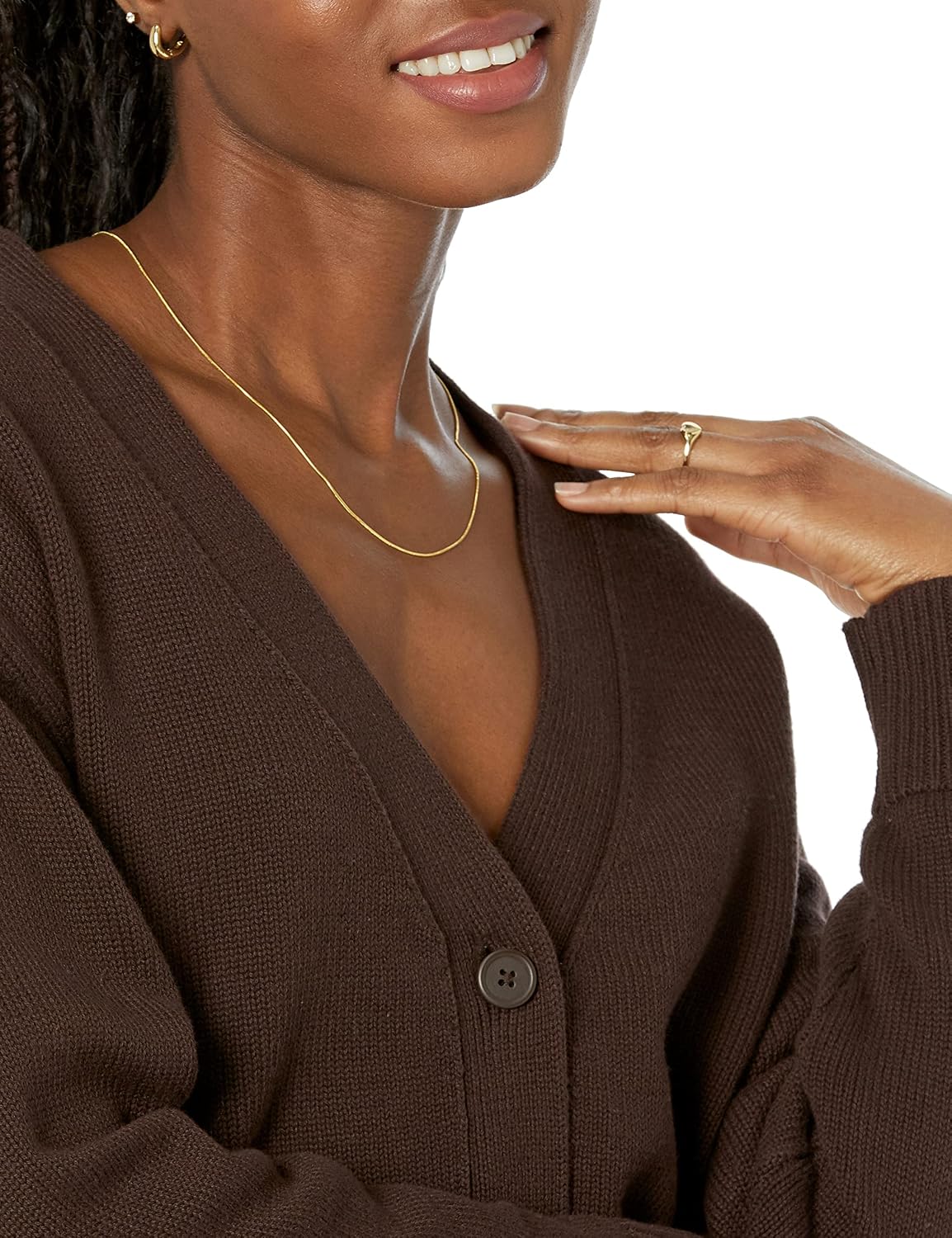 Detalle de Amazon Essentials Kurzer Cardigan V‑Ausschnitt