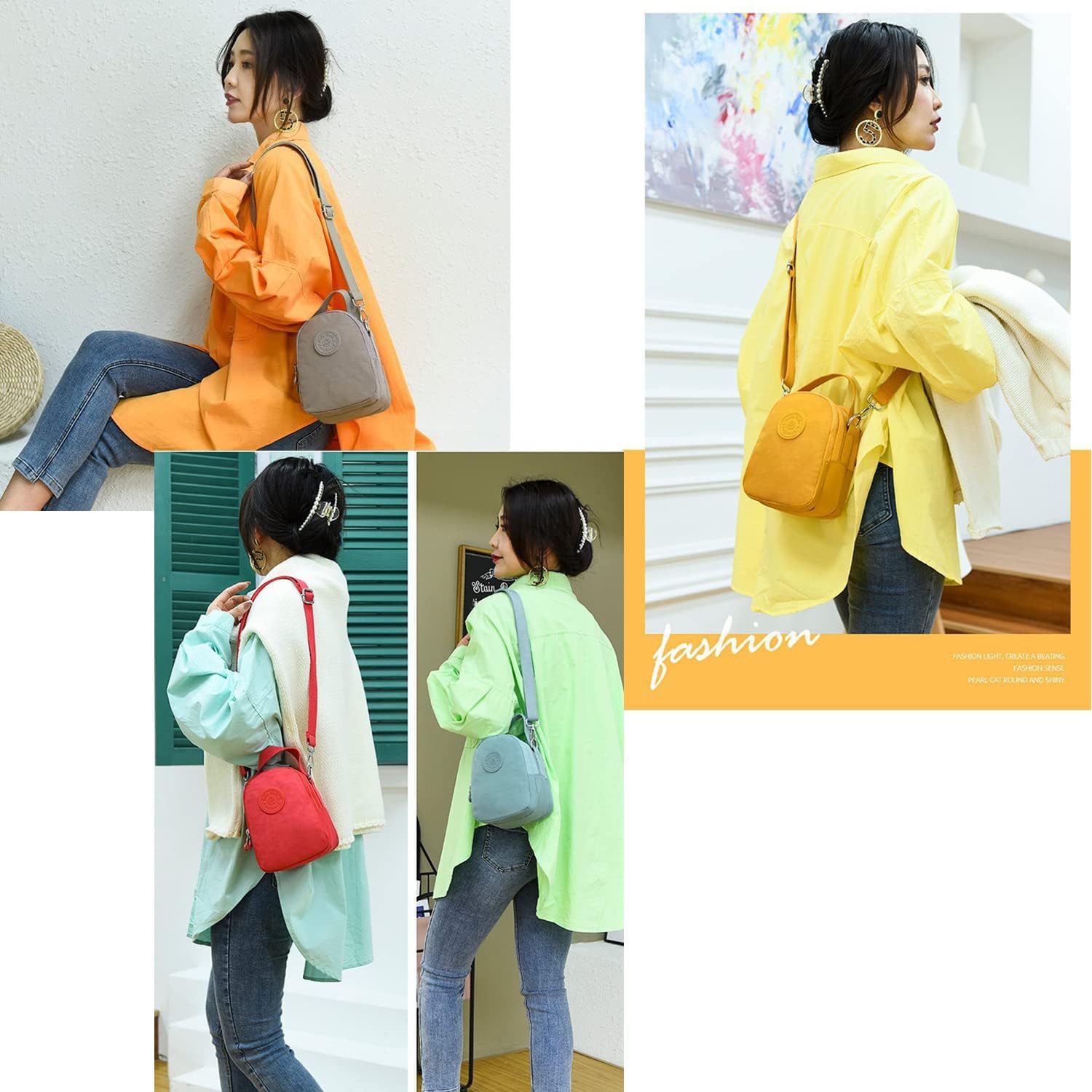 Thumbnail 1 de OPXTO Small Women’s Crossbody Phone Purse with Adjustable Strap (Nylon Oxford)