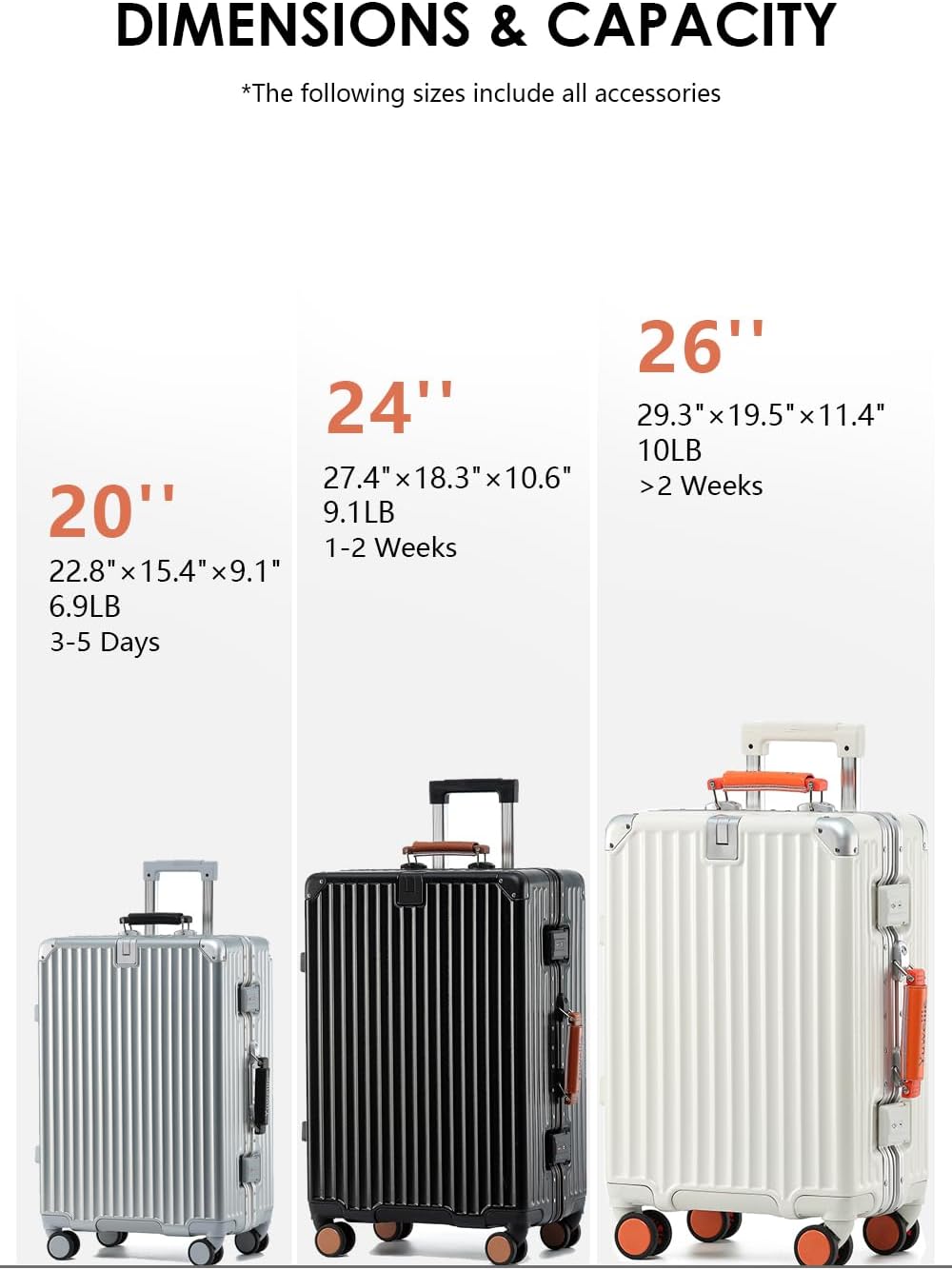 Thumbnail 6 de HotWay 20 Inch Carry-On Luggage