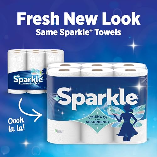 Thumbnail 3 de Sparkle Pick-A-Size Paper Towels, 6 Double Rolls (660 Sheets) — Strong 2-Ply for Kitchen Cleanup
