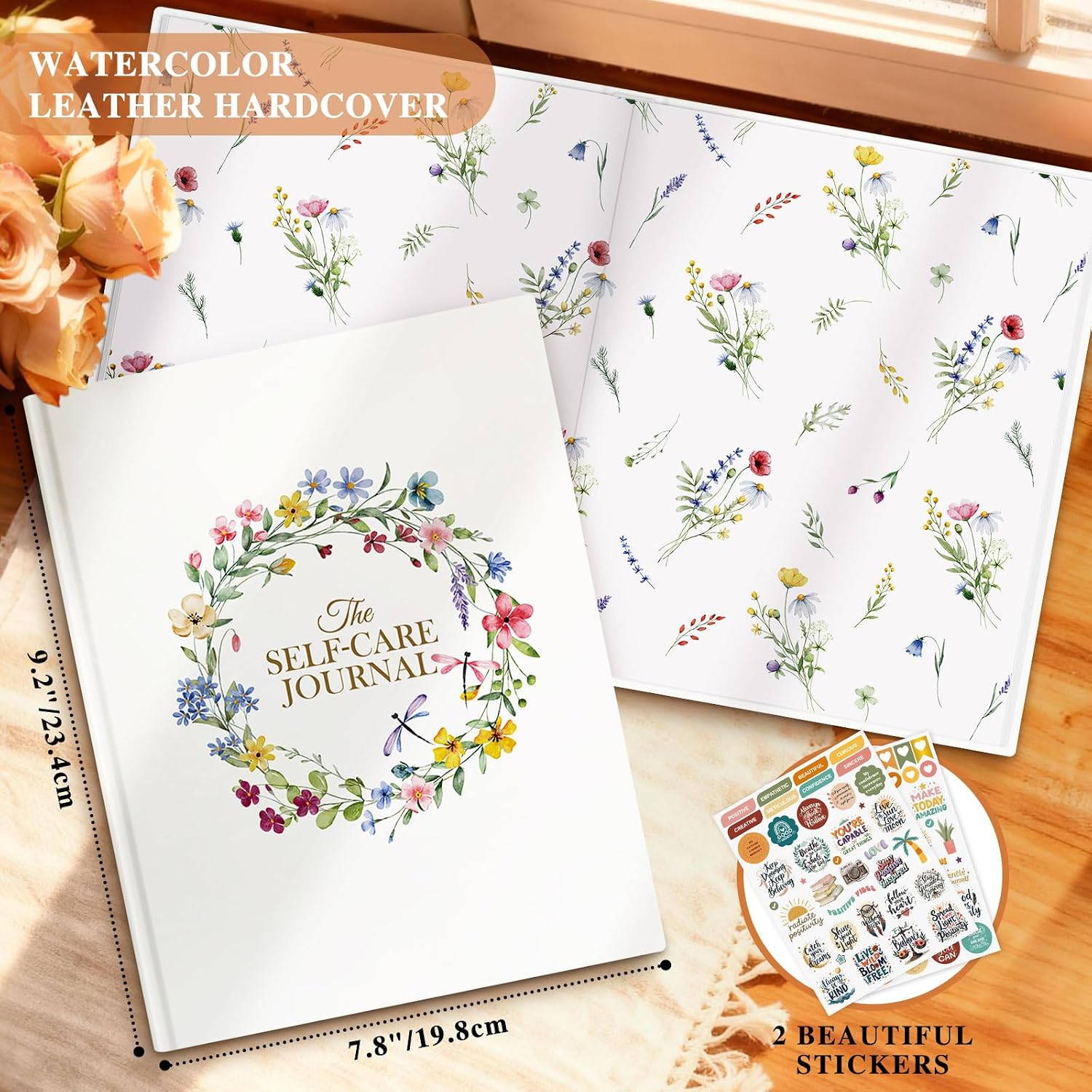 Detalle de Lanpn Self Care Journal for Women: 91-Day Guided Journal for Mindfulness and Self-Love