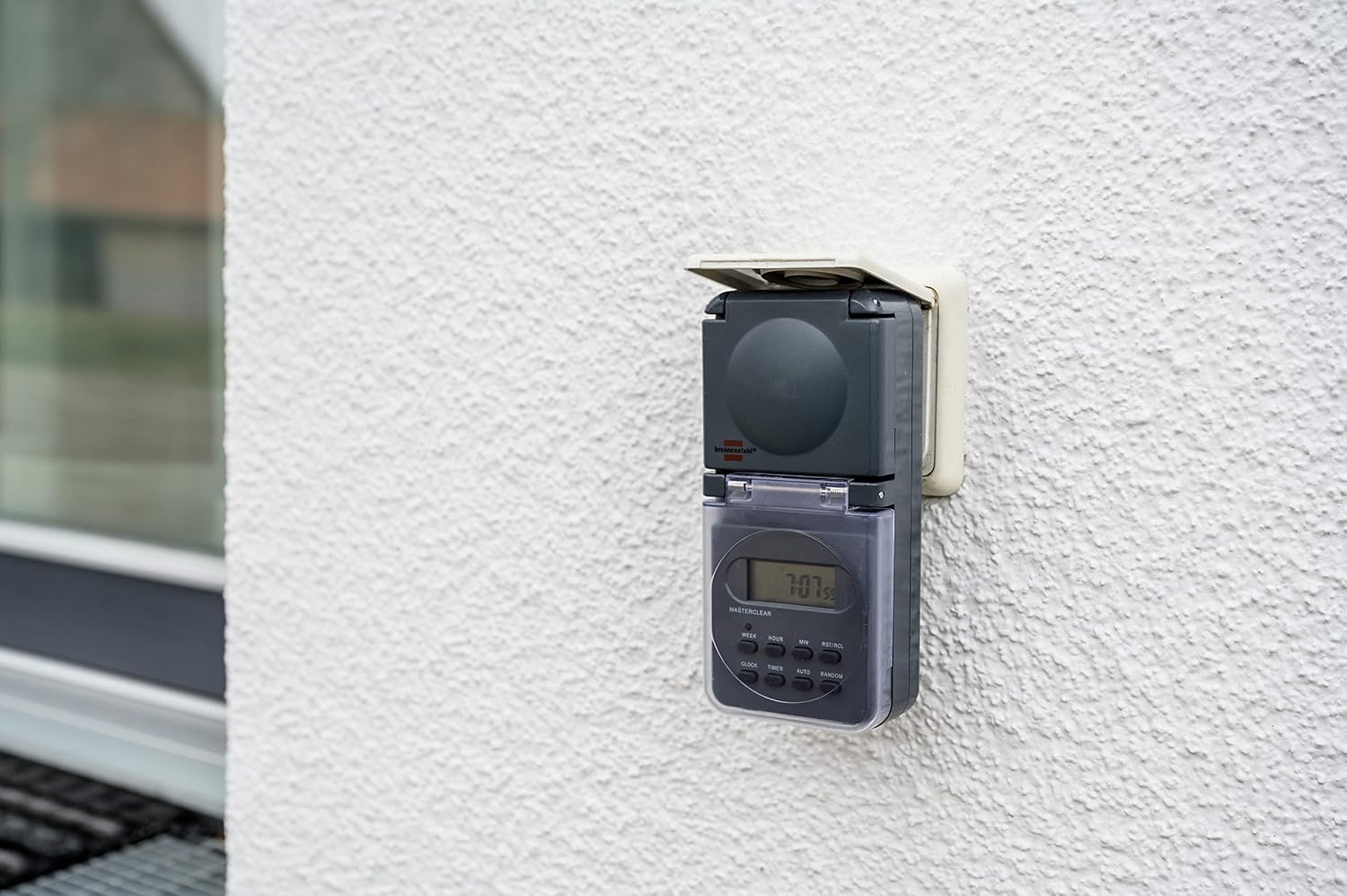 Thumbnail 3 de Brennenstuhl Digitale Wochenzeitschaltuhr IP44 – Digitale Timer-Steckdose für den Außenbereich