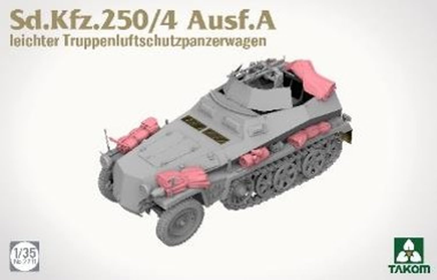 Thumbnail 3 de タコム TKO2211 1/35 Sd.Kfz.250/4 A型 軽対空装甲兵員輸送車 プラモデル