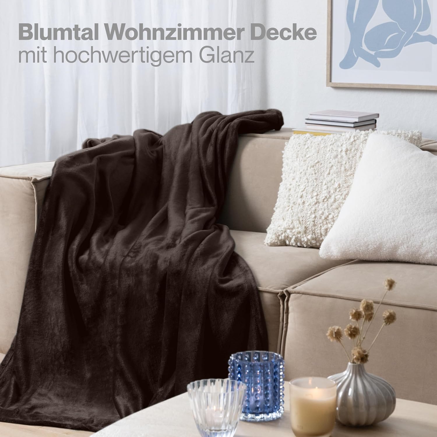 Thumbnail 5 de Blumtal Kuscheldecke flauschig 150x200