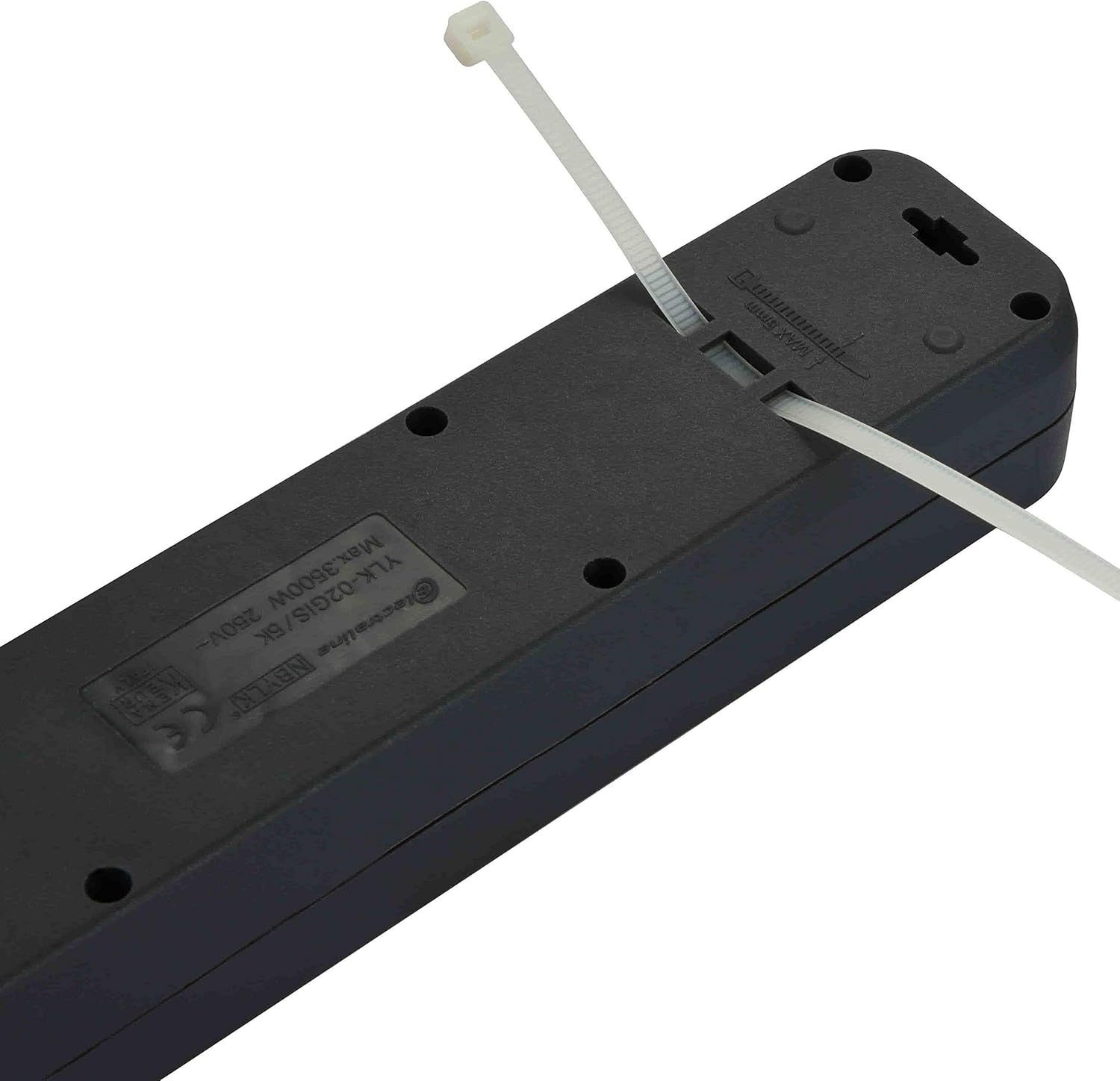 Thumbnail 1 de Electraline 62074 Multipresa 6 posti Polivalenti con Interruttore e Cavo 1,5 m – Nero