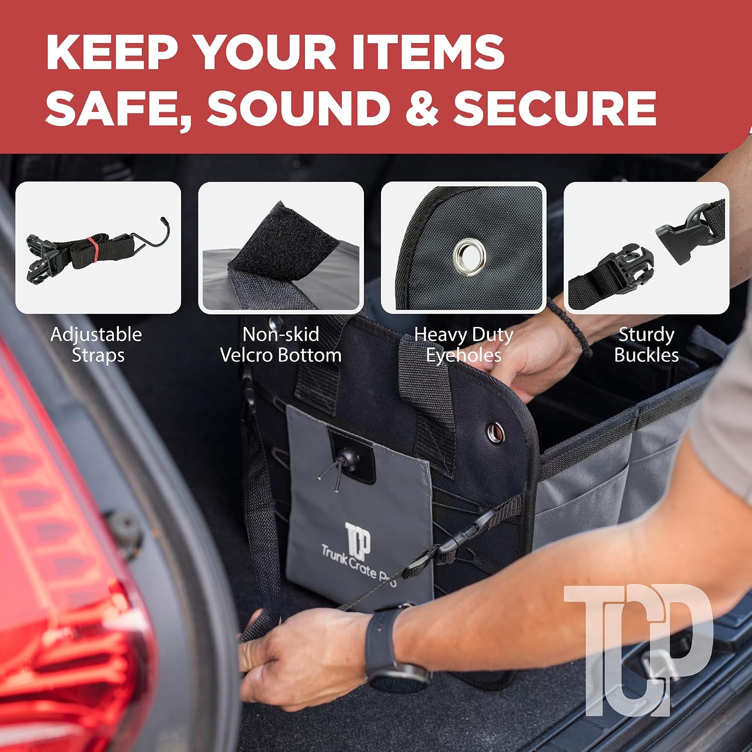Thumbnail 6 de TRUNKCRATEPRO Trunk Organizer Large, Adjustable Compartments