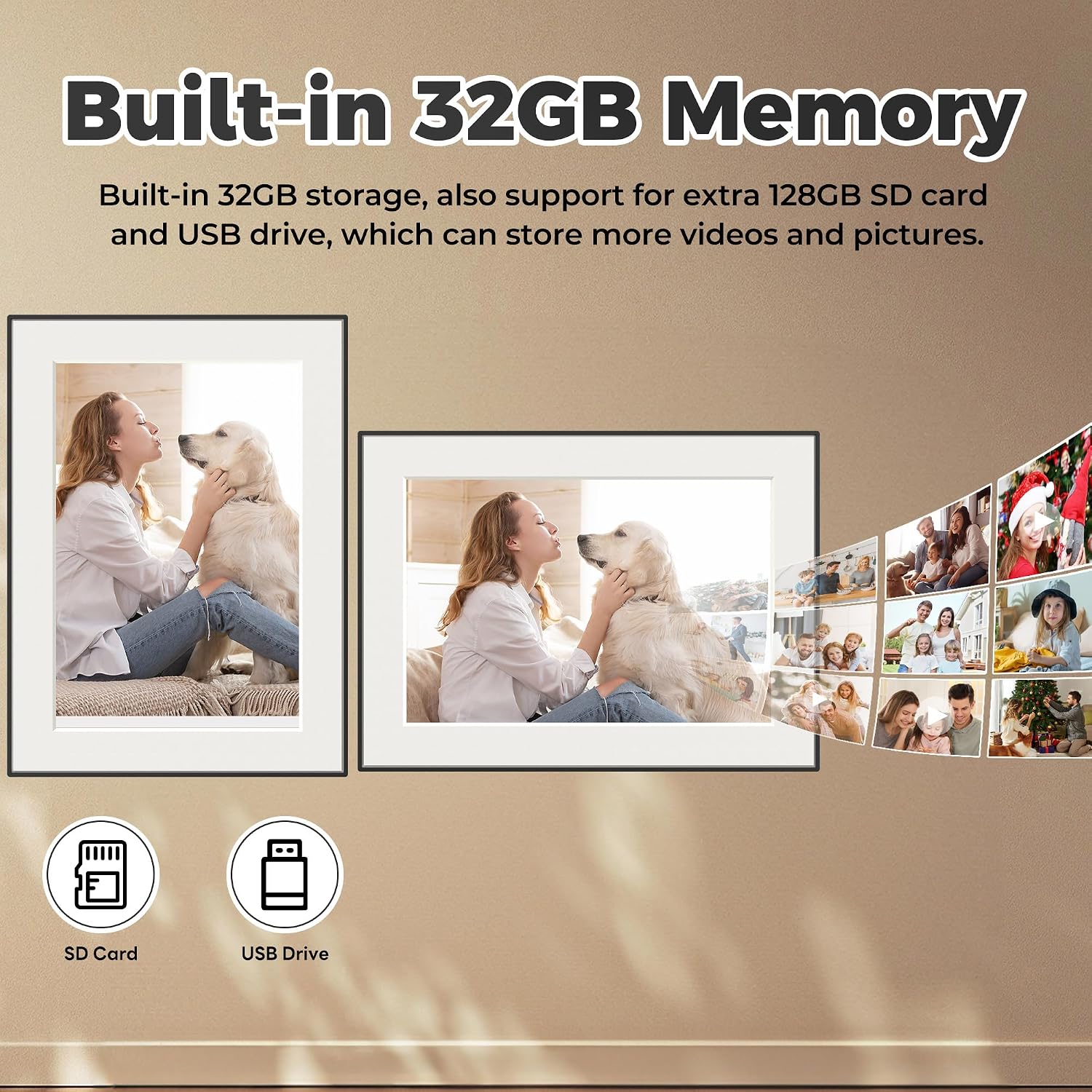 Detalle 2 de CECGAN Frameo 32GB digital photo frame