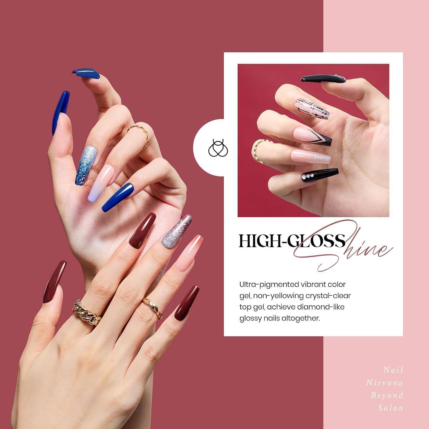 Detalle 2 de Beetles Jelly Gel Nail Polish Set 75 PCS