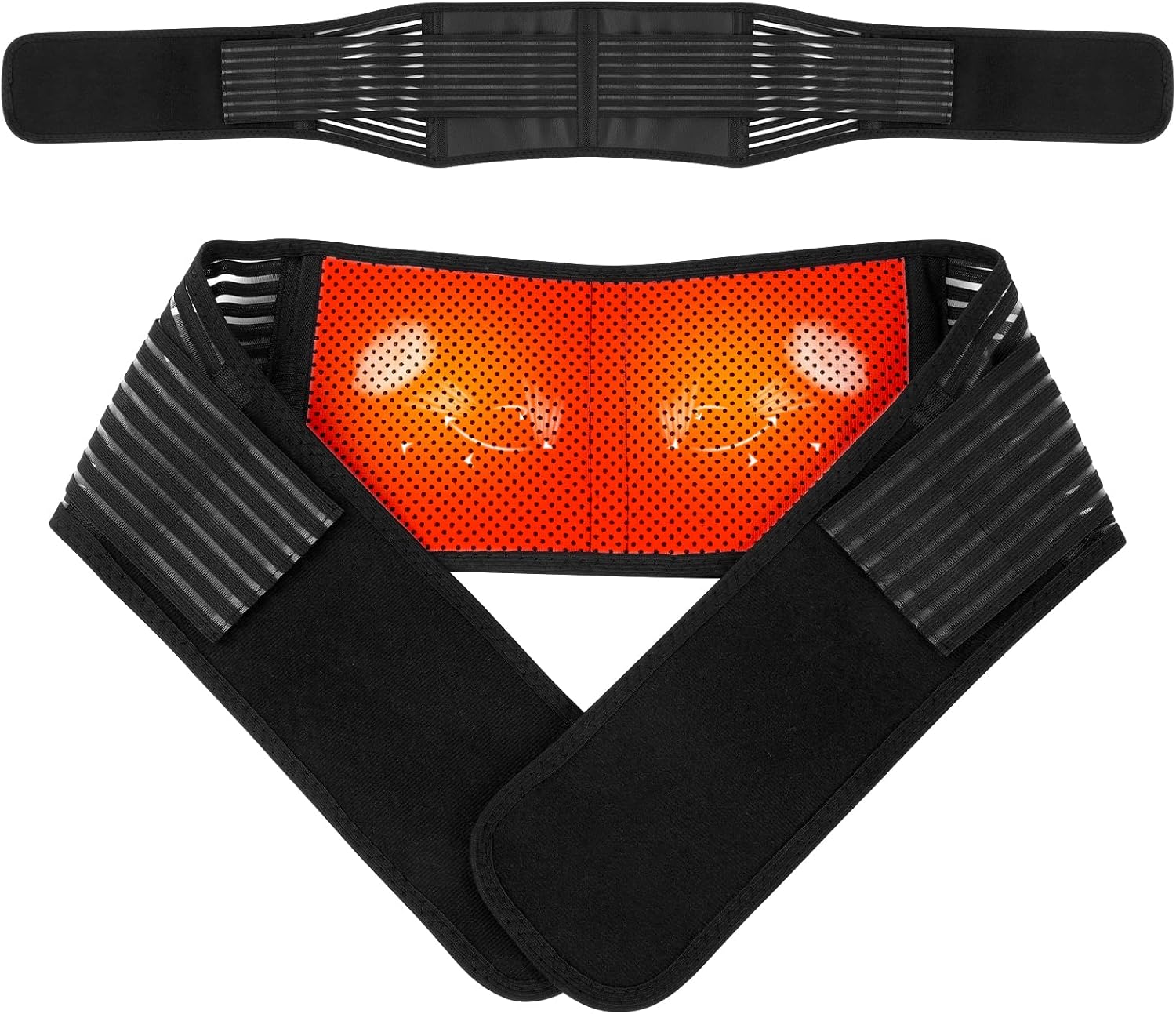 Detalle de ACWOO 3561221 verwarmde rugsteunriem, maat L, van polyester