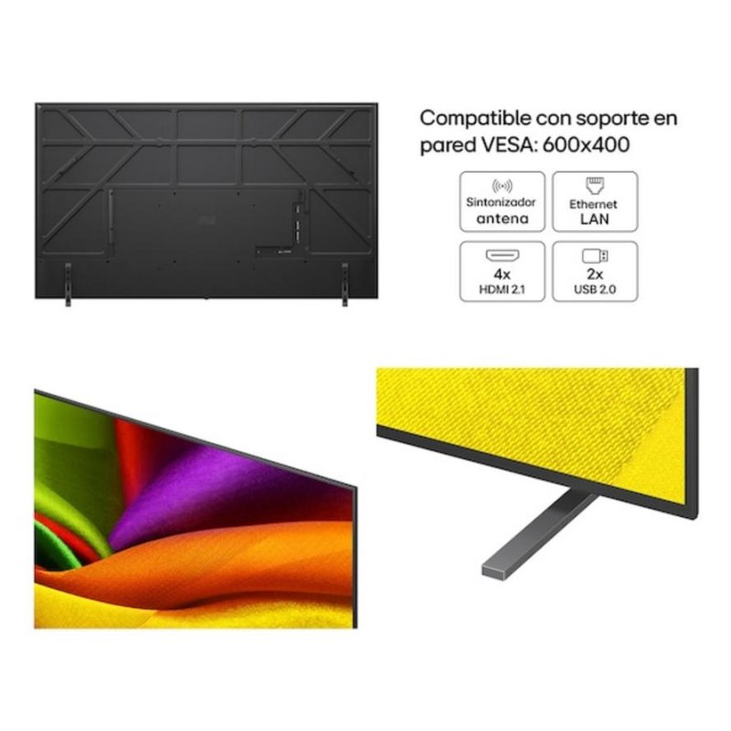 Detalle de LG LED 98NU900B6LB: TV 98" 4K 120 Hz, IA y WebOS para cine en casa