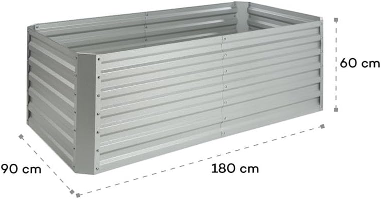 Thumbnail 6 de blumfeldt High Grow GDMB4-Highgrow-St-SL Raised Bed, 970L Steel Planter