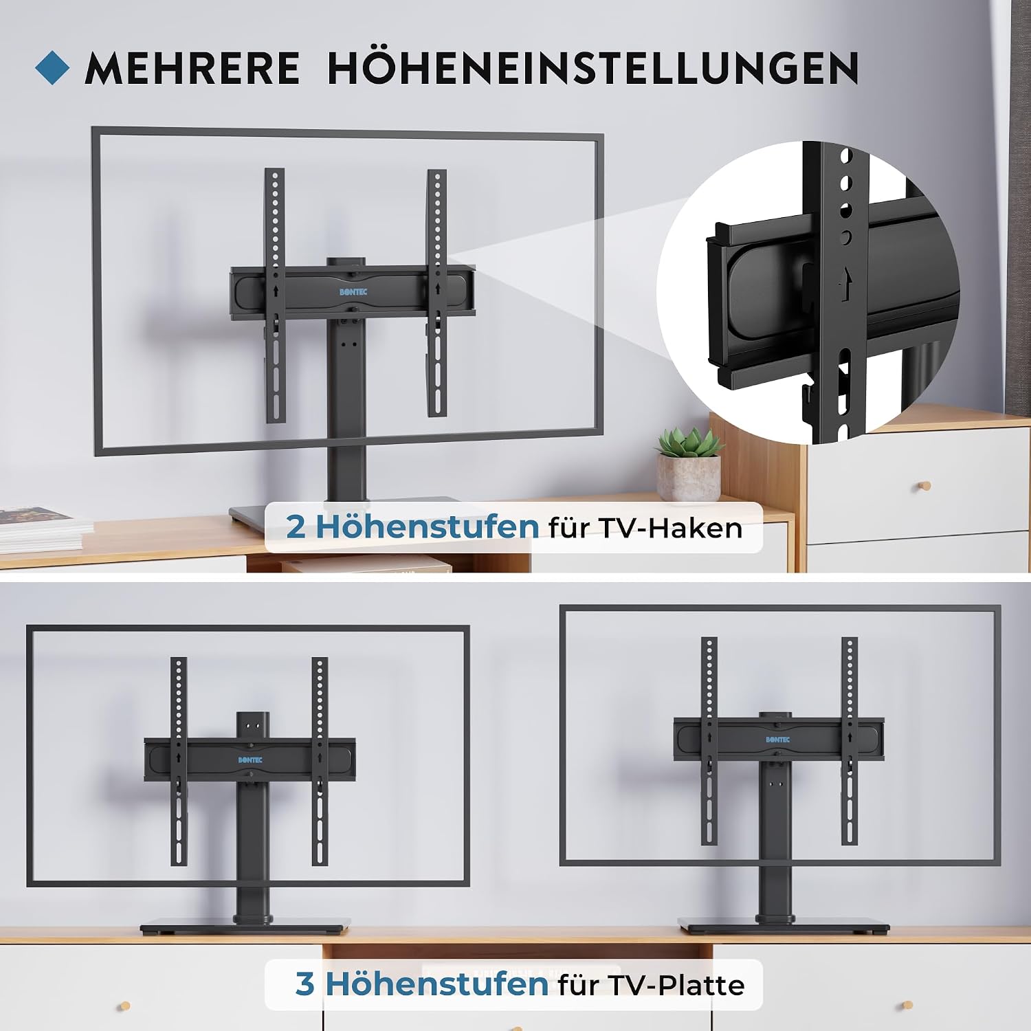 Detalle 2 de BONTEC TV Ständer 24–60 Zoll