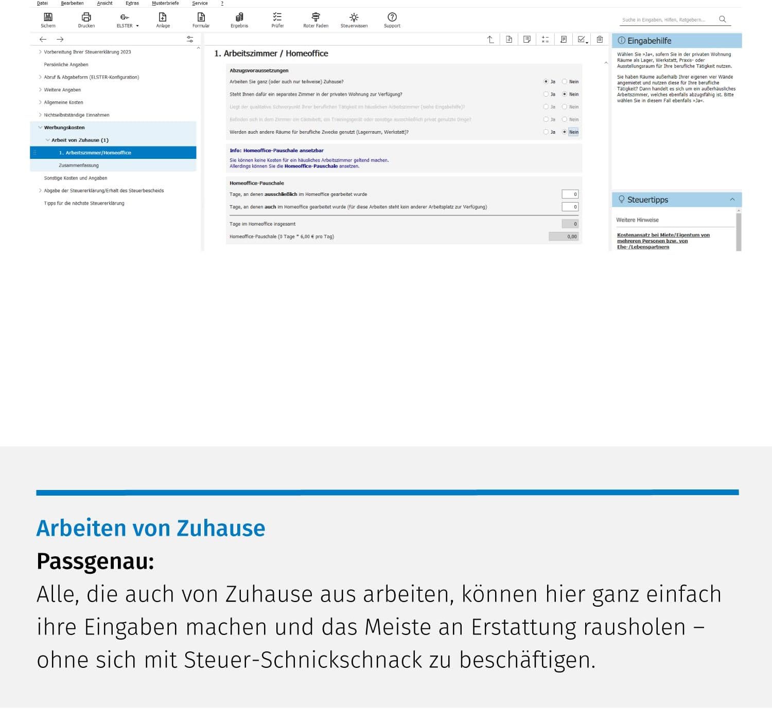 Detalle de SteuerSparErklärung Standard 2024 (Steuerjahr 2023) – Windows-Version mit Aktivierungscode per Email
