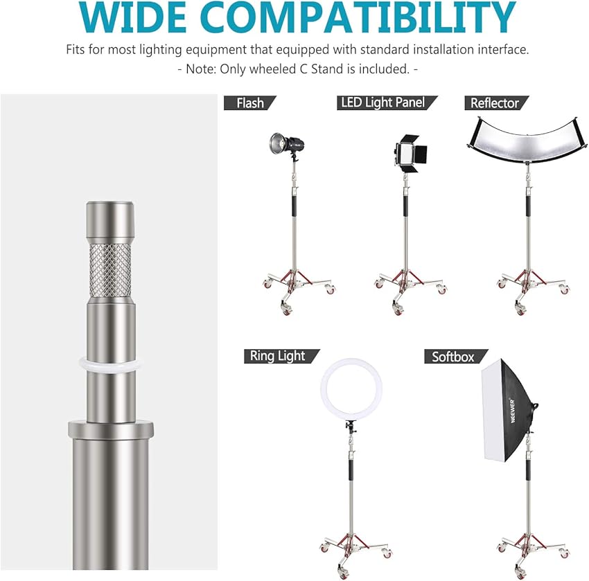 Thumbnail 5 de NEEWER Soporte trípode pesado 305 cm para estudio