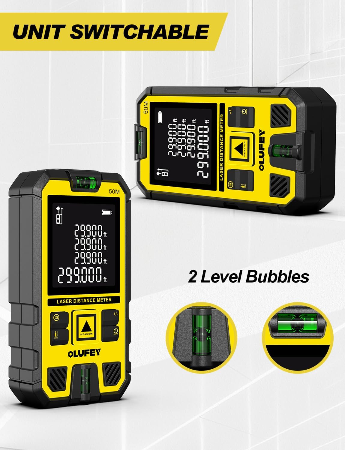 Thumbnail 2 de OLUFEY Laser Measure laser distance