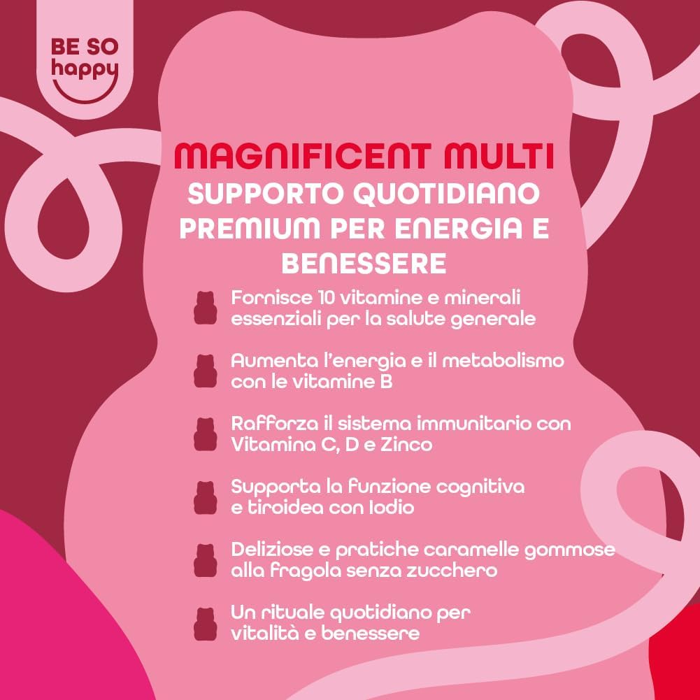 Thumbnail 4 de Be So Happy Multivitaminico Completo 13 vitamine e minerali 🍬