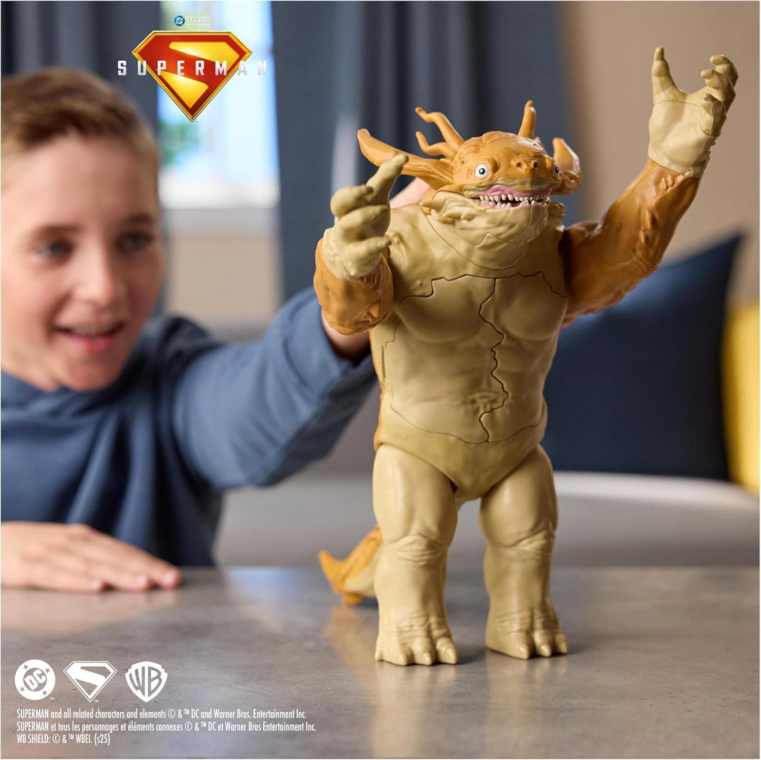 Thumbnail 6 de DC Comics Battle Pack Kaiju – Superman contre Kaiju géant, 30 cm + 15 cm articulée, avec éruption de slime bleu