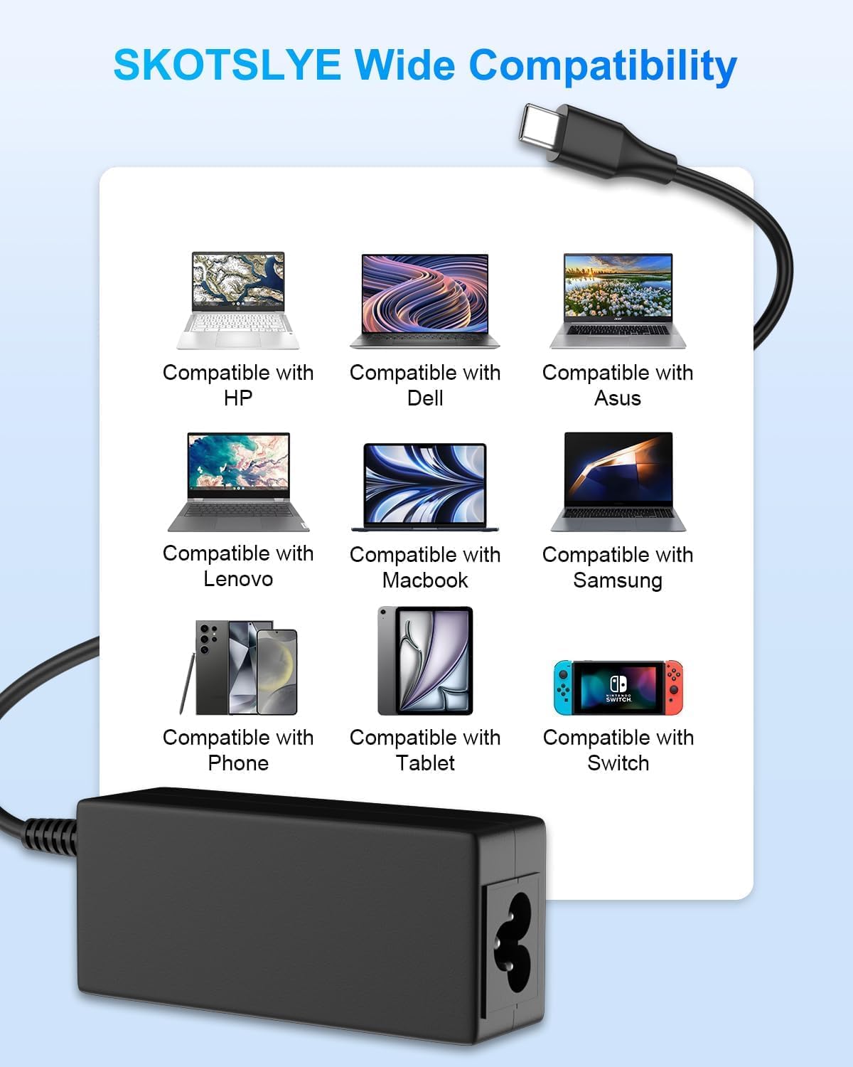 Thumbnail 4 de SKOTSLYE 45W USB‑C Laptop Charger