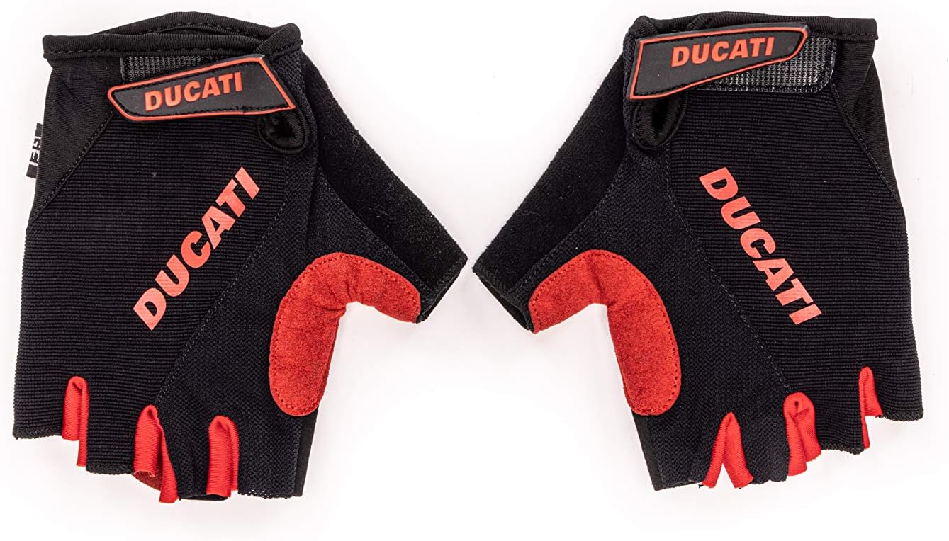 Thumbnail 4 de Ducati Guanti monopattini elettrici in gel con mezze dita, taglia unica