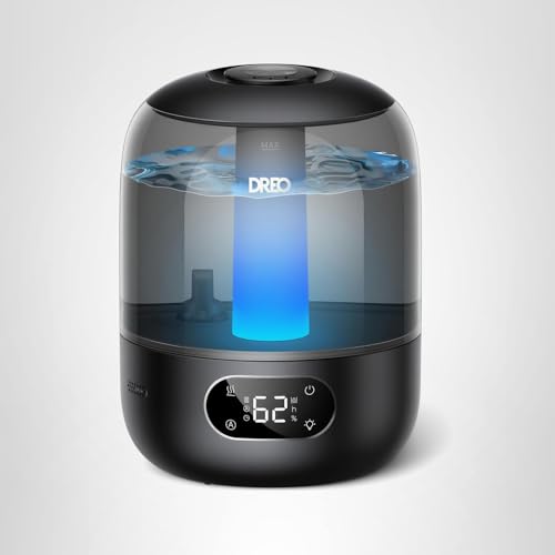 Thumbnail 7 de DREO Humidifier for Bedroom with Sensor — 3L Top-Fill, 26dB Sleep Quiet Ultrasonic Humidifier