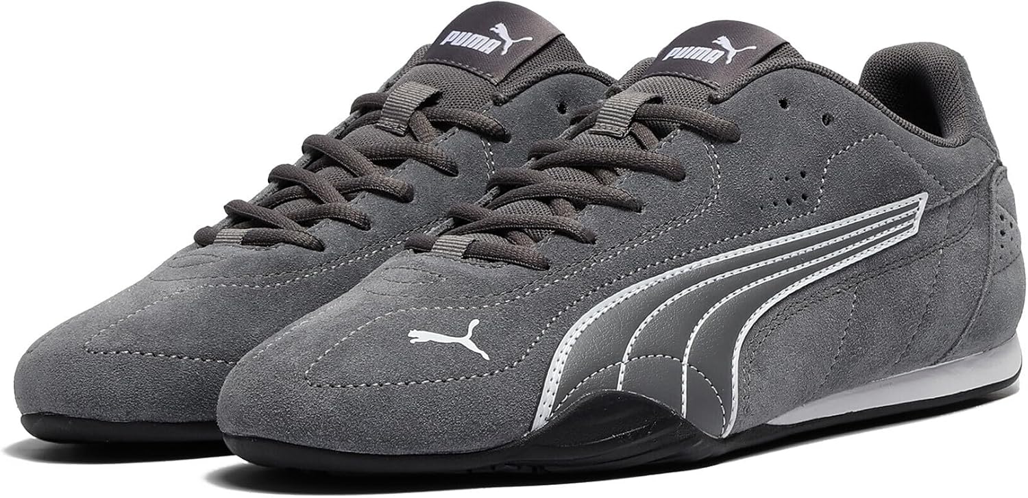 Detalle de Puma Catch SD Unisexe – Baskets Gris foncé et Blanc, 42–43 EU