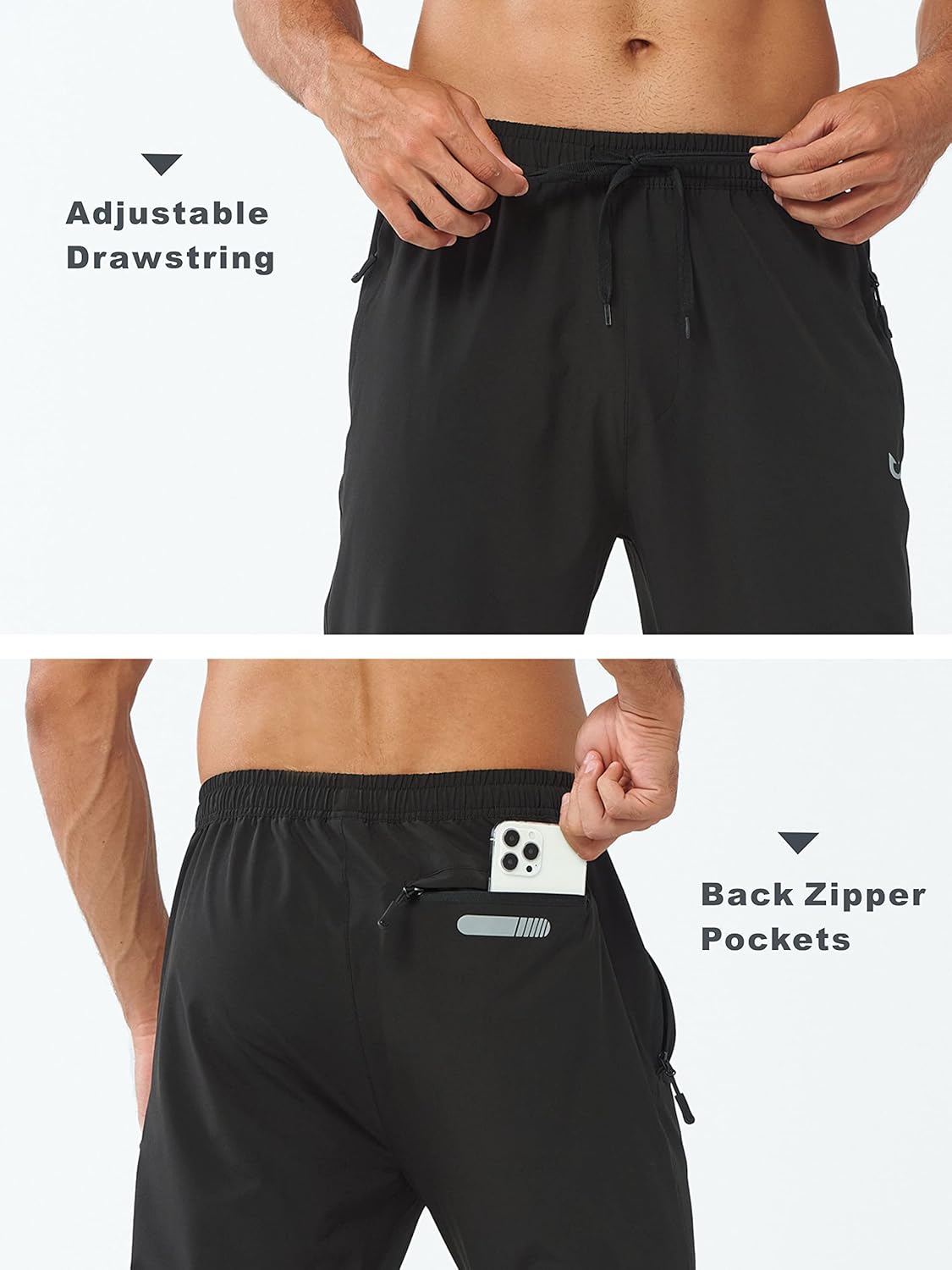 Thumbnail 4 de NORTHYARD Men's Athletic Pants: Lightweight Running Joggers with Zip Pockets