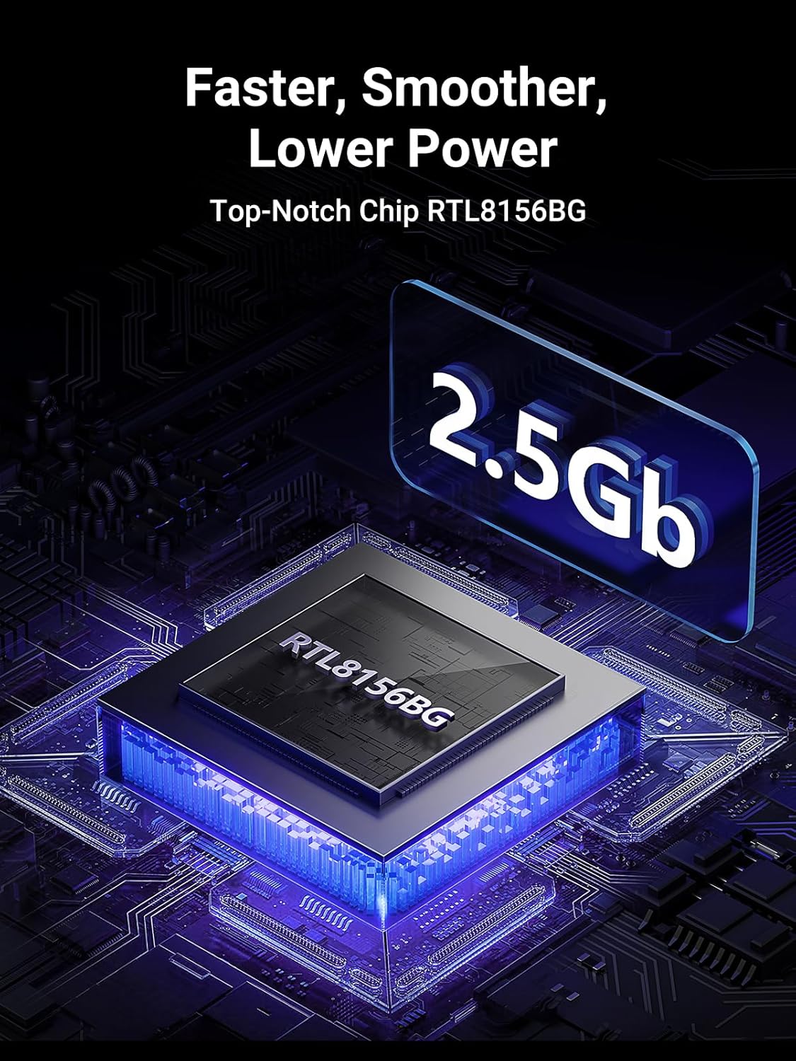 Thumbnail 4 de UGREEN USB 2.5G LAN Adapter Ethernet 2500 Mbps Gigabit ⌚