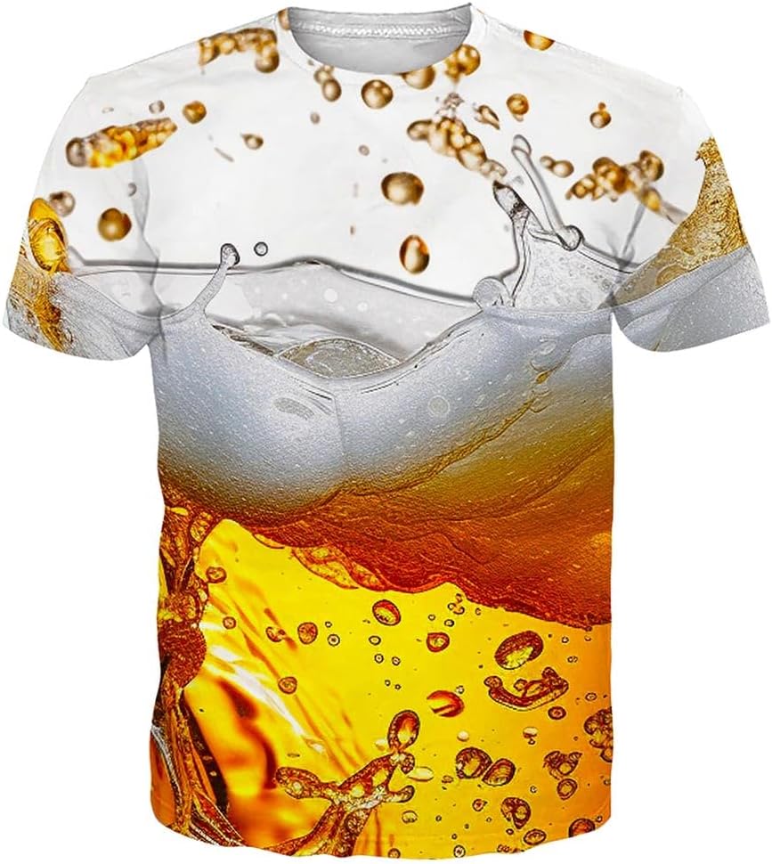 Detalle 2 de Loveternal MNFCS051601 heren-T-shirt met 3D-print en korte mouwen