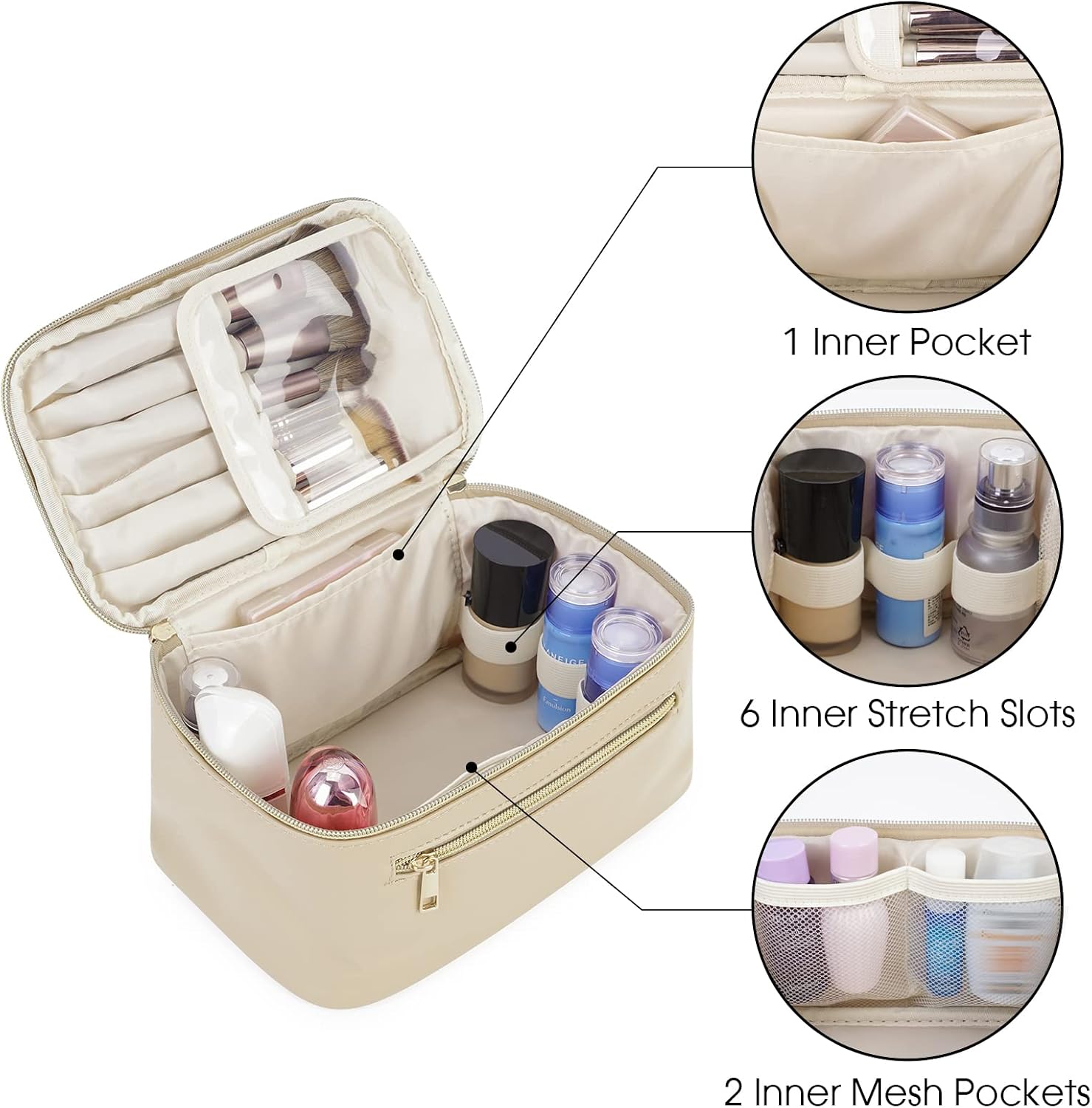 Thumbnail 3 de Wandering Nature Makeup Bag 9.4x5.5in