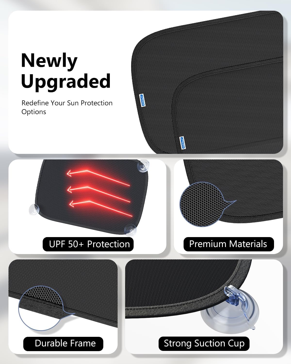 Thumbnail 2 de PEMOTech car window shade 2 pack