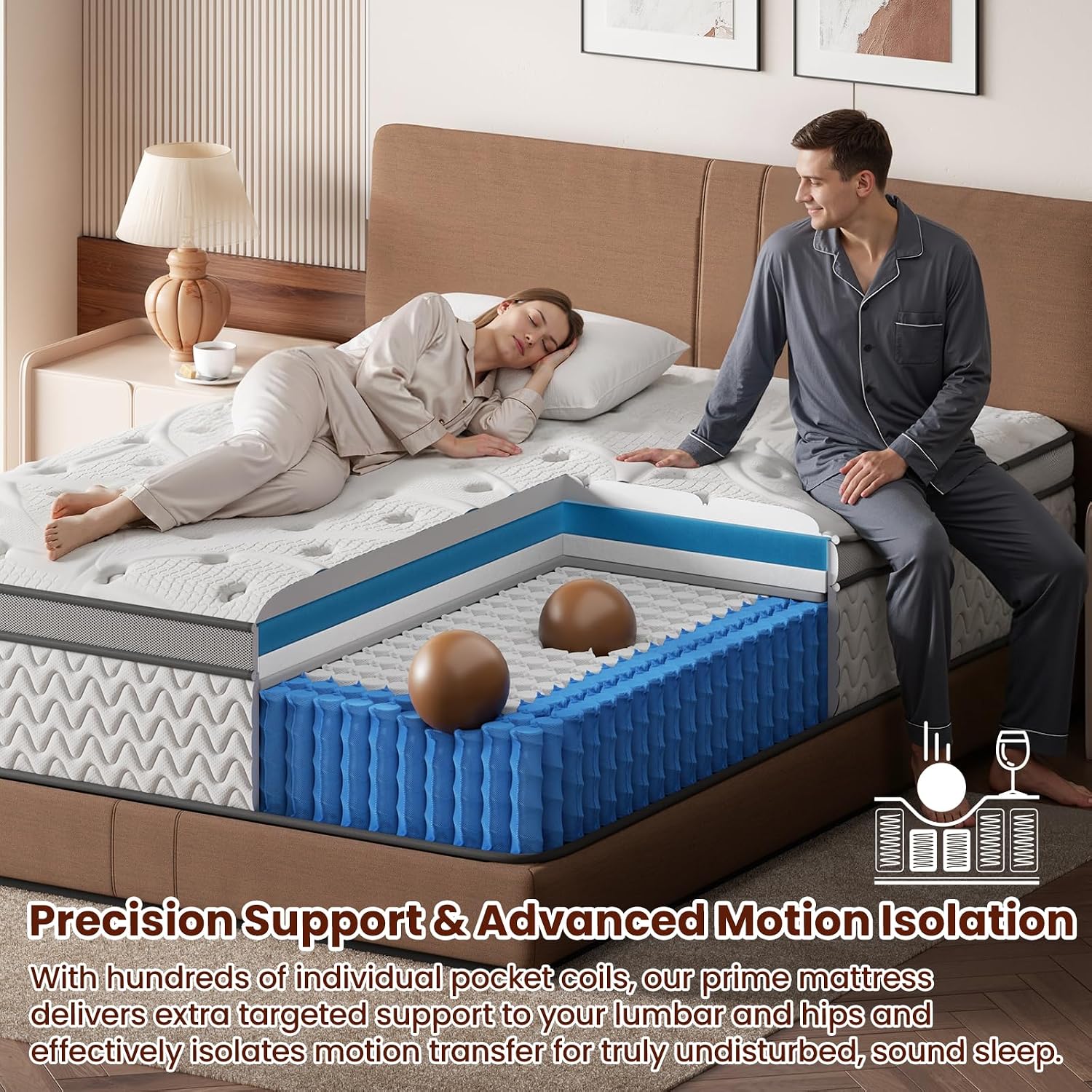 Thumbnail 5 de Queen Hybrid Mattress 12 Inches