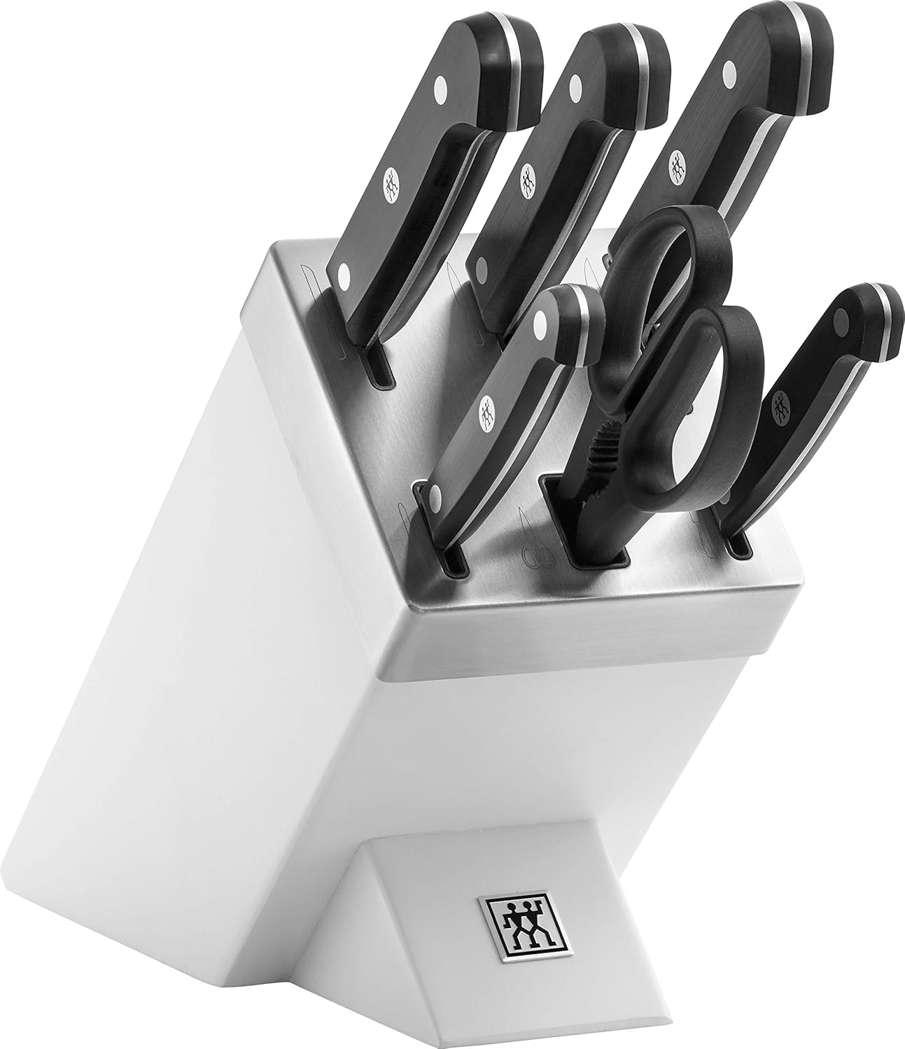 Thumbnail 6 de ZWILLING Vier Sterne SharpBlock Messerblock 7-teilig mit selbstschärfenden Messern und Keramik-Schleifsteinen (Grau)
