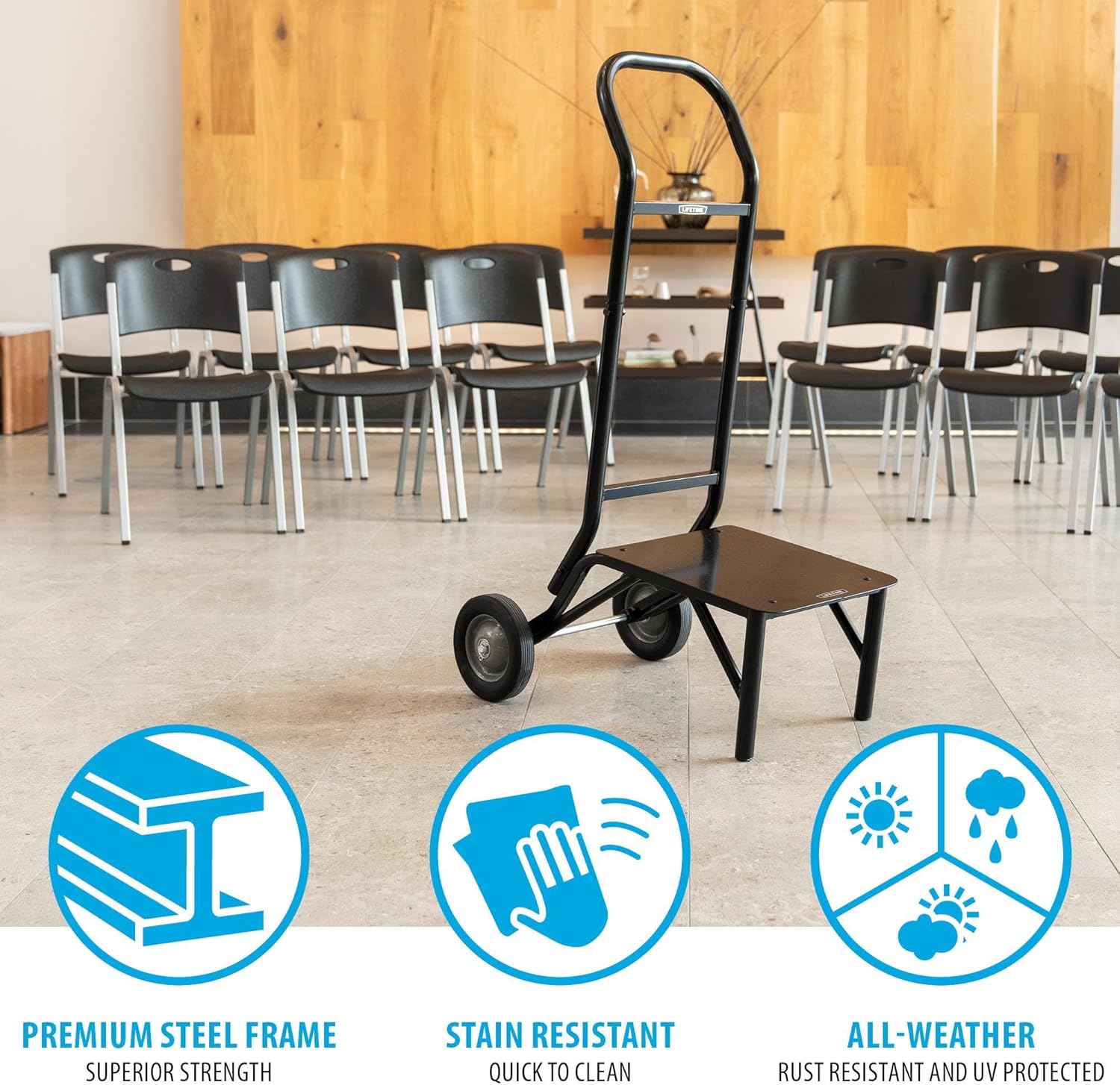 Thumbnail 3 de Lifetime Stacking Chair Dolly