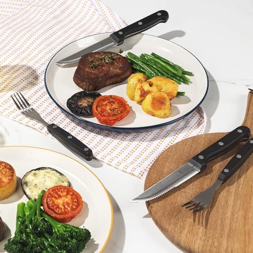 Thumbnail 6 de Russell Hobbs 24 couteaux à steak et fourchettes 🥩