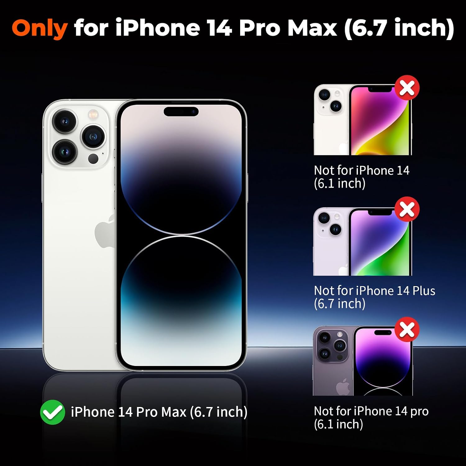 Detalle 2 de zapica iPhone 14 Pro Max magnetic case, 1x black