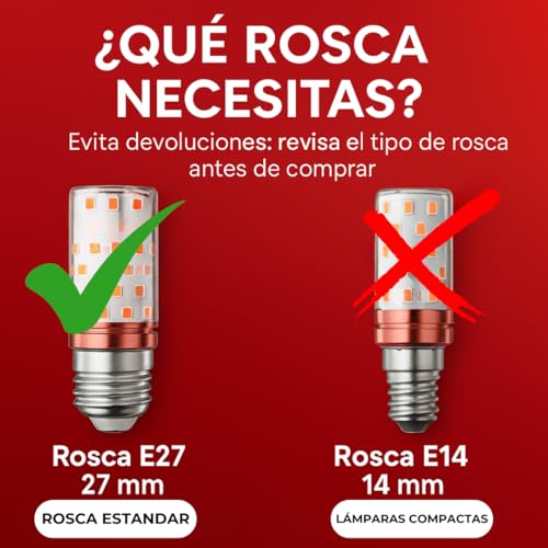 Thumbnail 4 de Puremind Luz Roja E27 625–630nm para dormir