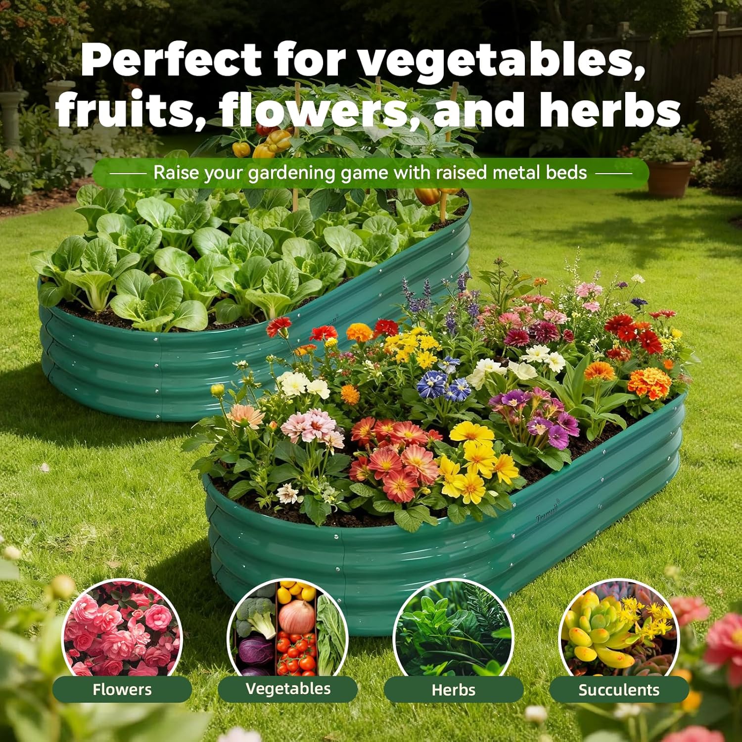 Thumbnail 6 de 8x3x1.5ft Galvanized Raised Garden Bed by Tramull