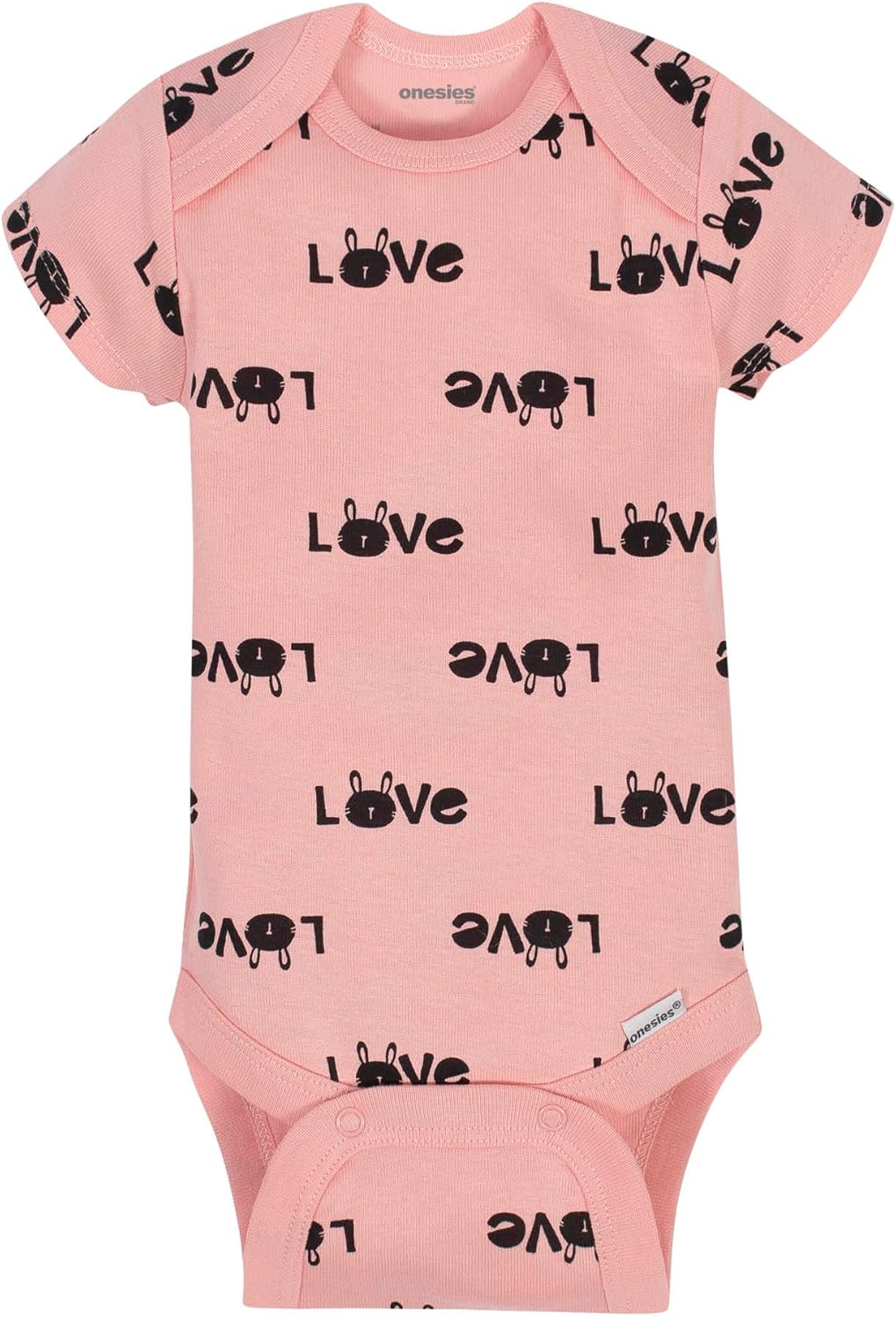 Thumbnail 1 de Onesies Brand Baby 3 Tutine + 3 Pantaloni Completo con Stampa Coniglietto Rosa, 6-9 mesi