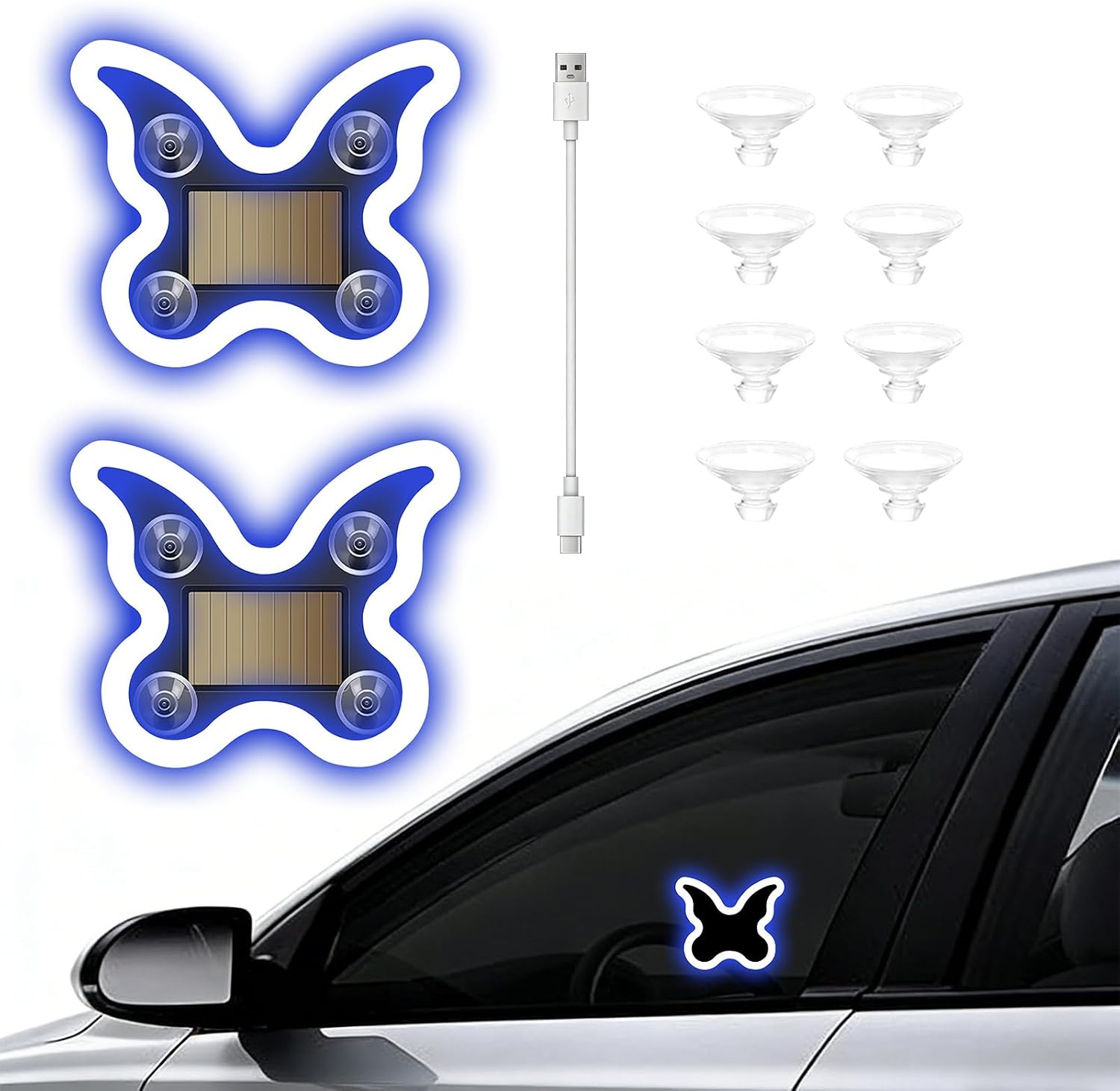 Detalle de GCZCC Car Window Ambient Lights 2-Piece