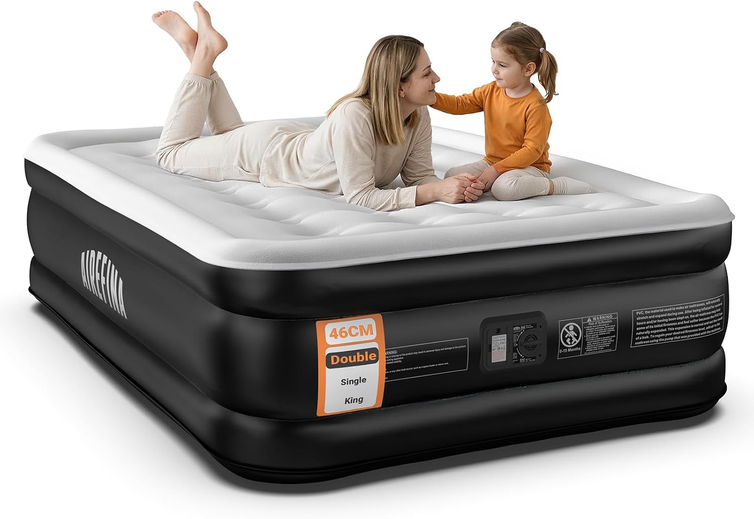 Thumbnail 6 de Airefina Inflatable Air Mattress King Size 203×152×46 cm