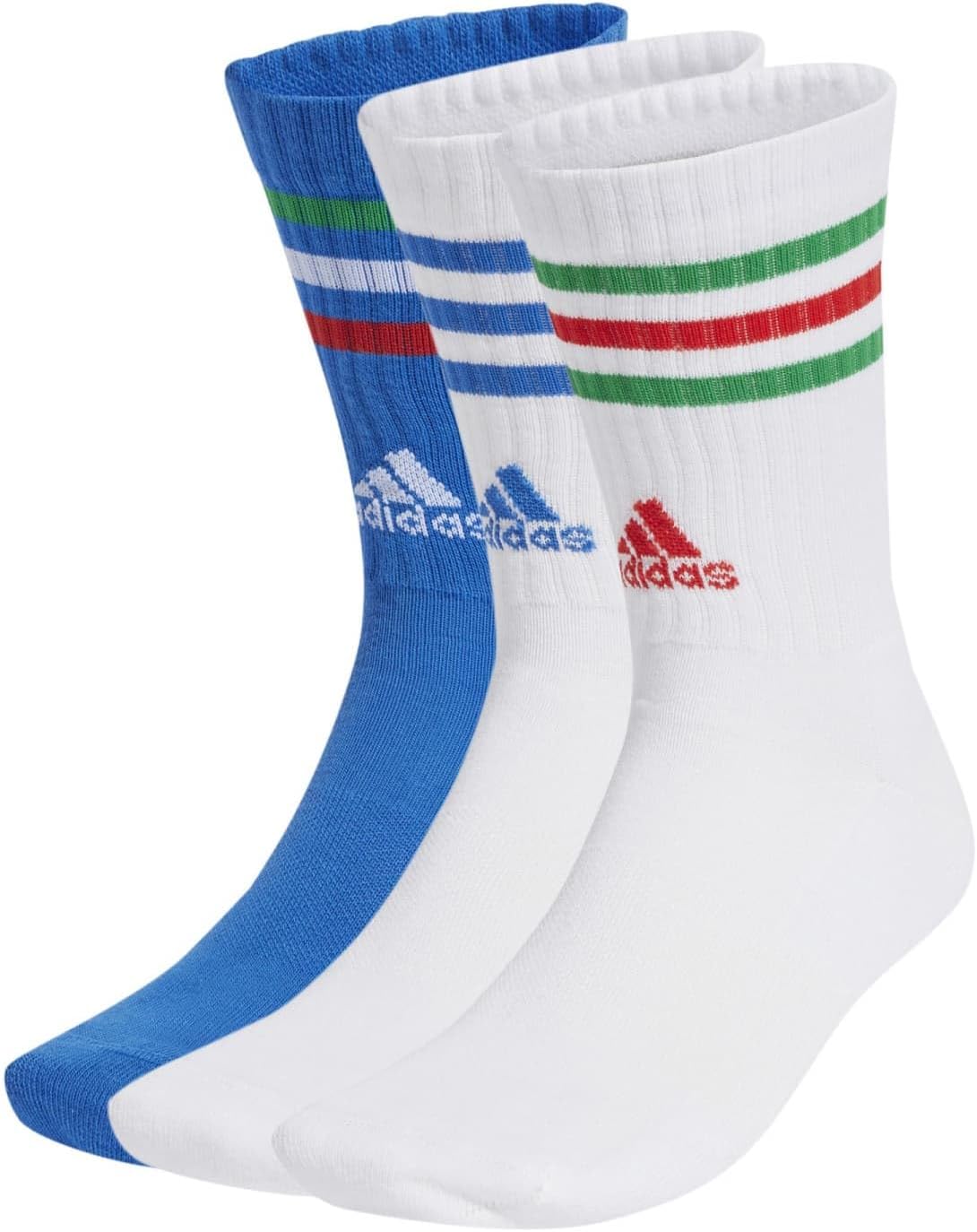 Thumbnail 6 de adidas 3‑Stripes Cushioned Crew Socks — 3 pares