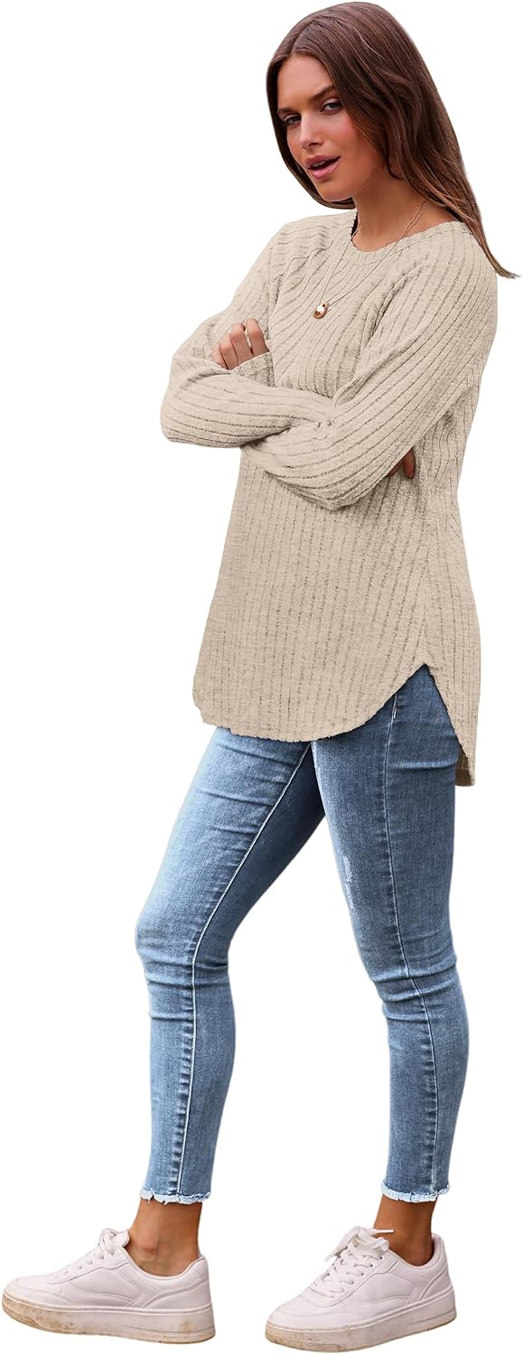 Thumbnail 4 de Saloogoe Long Sleeve Shirts Tunic Top for Women