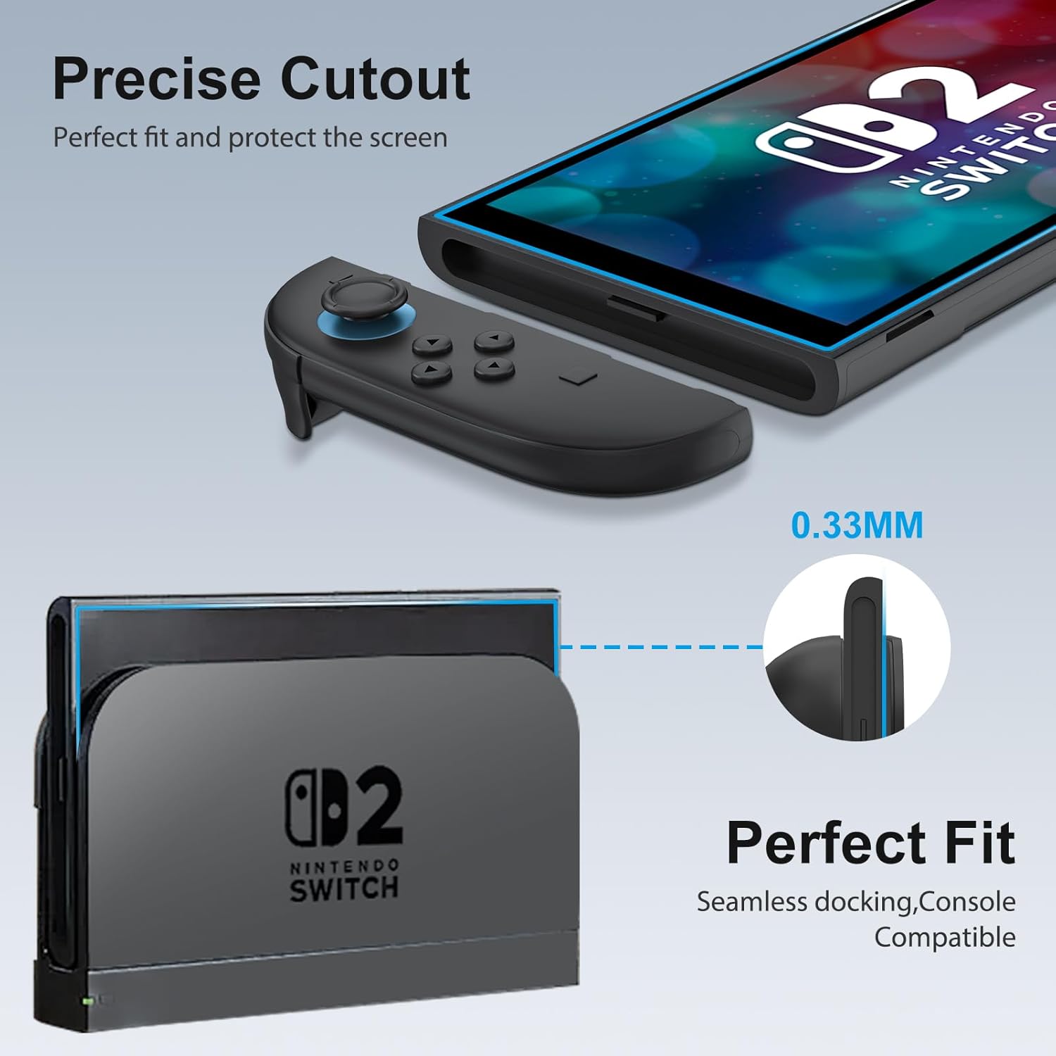 Thumbnail 4 de SPARIN Screen Protector for Nintendo Switch 2 3-pack