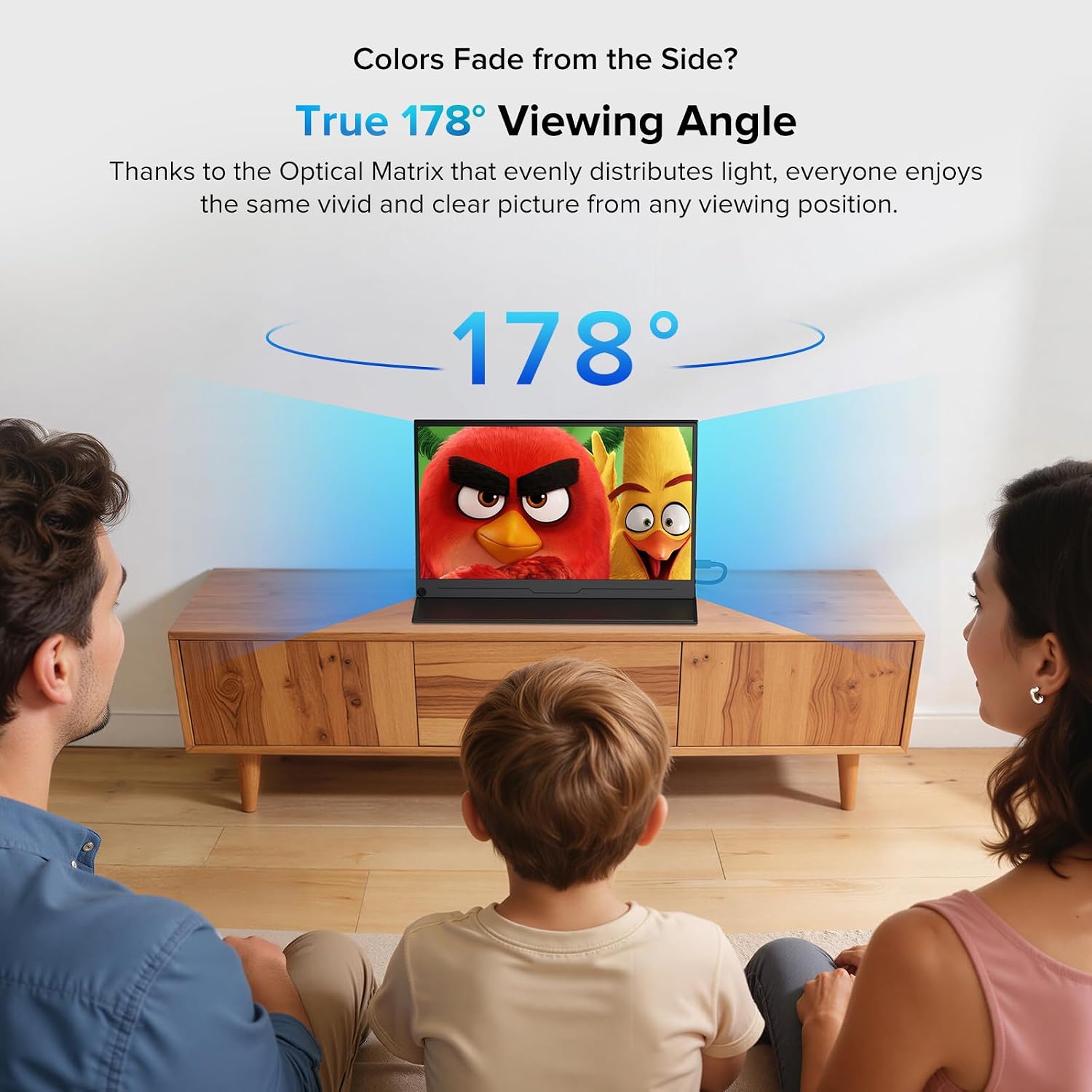 Thumbnail 5 de UPERFECT Portable Monitor 15.6" with NxtLED™ and Eye Comfort—A Practical 2nd Screen