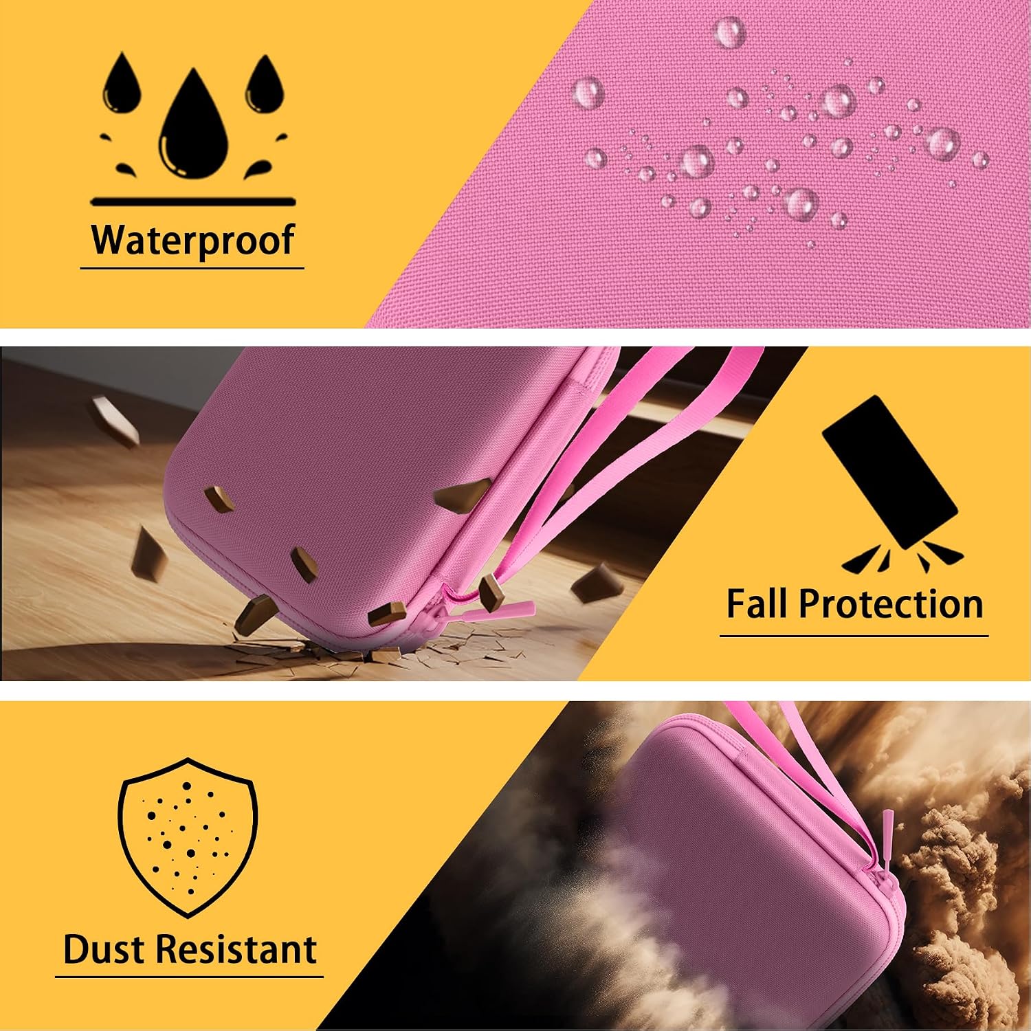 Thumbnail 6 de co2CREA Storage Travel Hard Case for Instax Mini Link 2