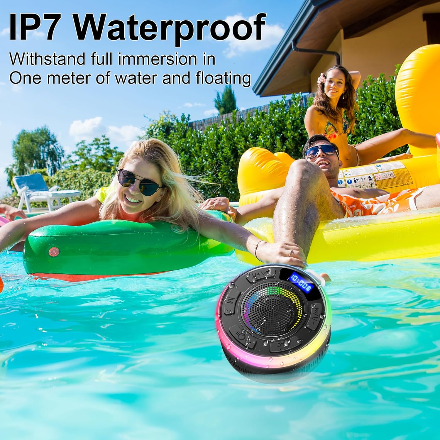 Thumbnail 5 de PRSCFUM Bluetooth Shower Speaker IPX7 10H
