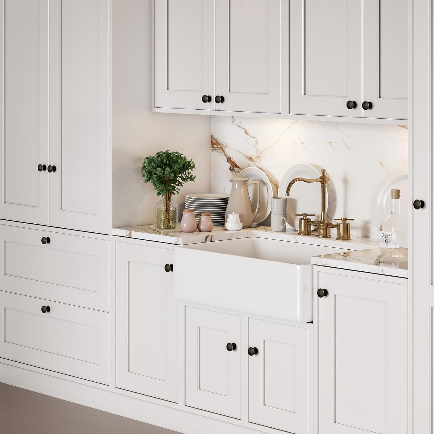 Detalle de Goldenwarm Cabinet Knobs, 1-1/5 Inch